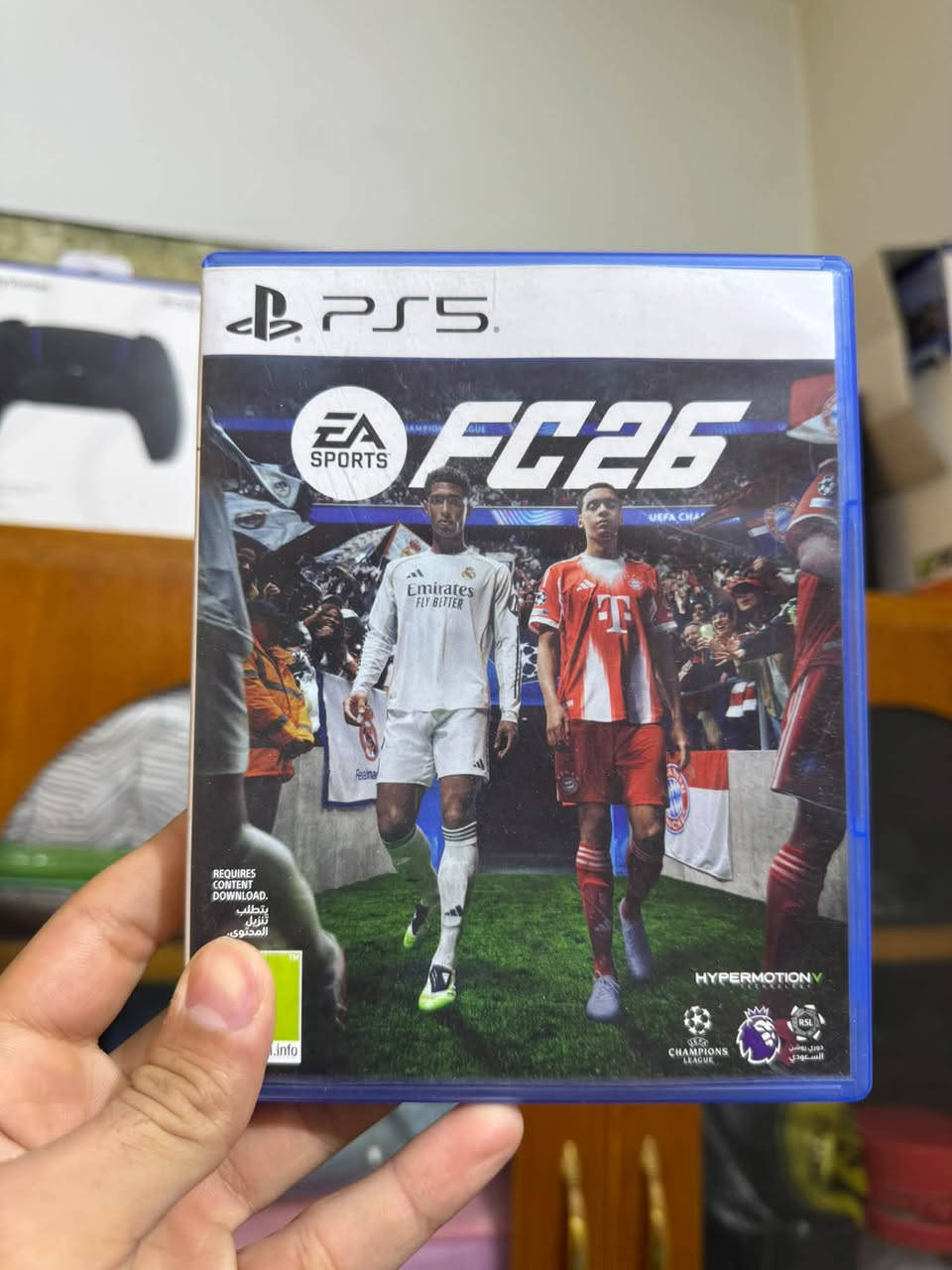 Fc26 +007 سلام عليكم لعبتين للبيع تريد وحده او ثنينهن ماكو مشكله خلي سعر معقول لاتكسر بيهن وهذا رقمي واتساب للاستفسار***********
