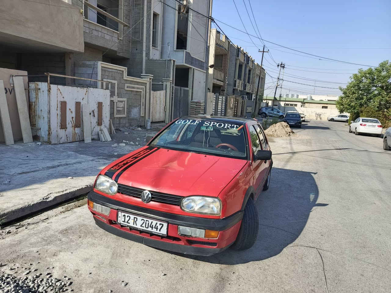 السلام عليكم
كولف نفخ احمر 
موديل 1994
صاحب الشرعي موجود 
شرط تحويل 
مكان السياره موصل 
السعر 34
***********
