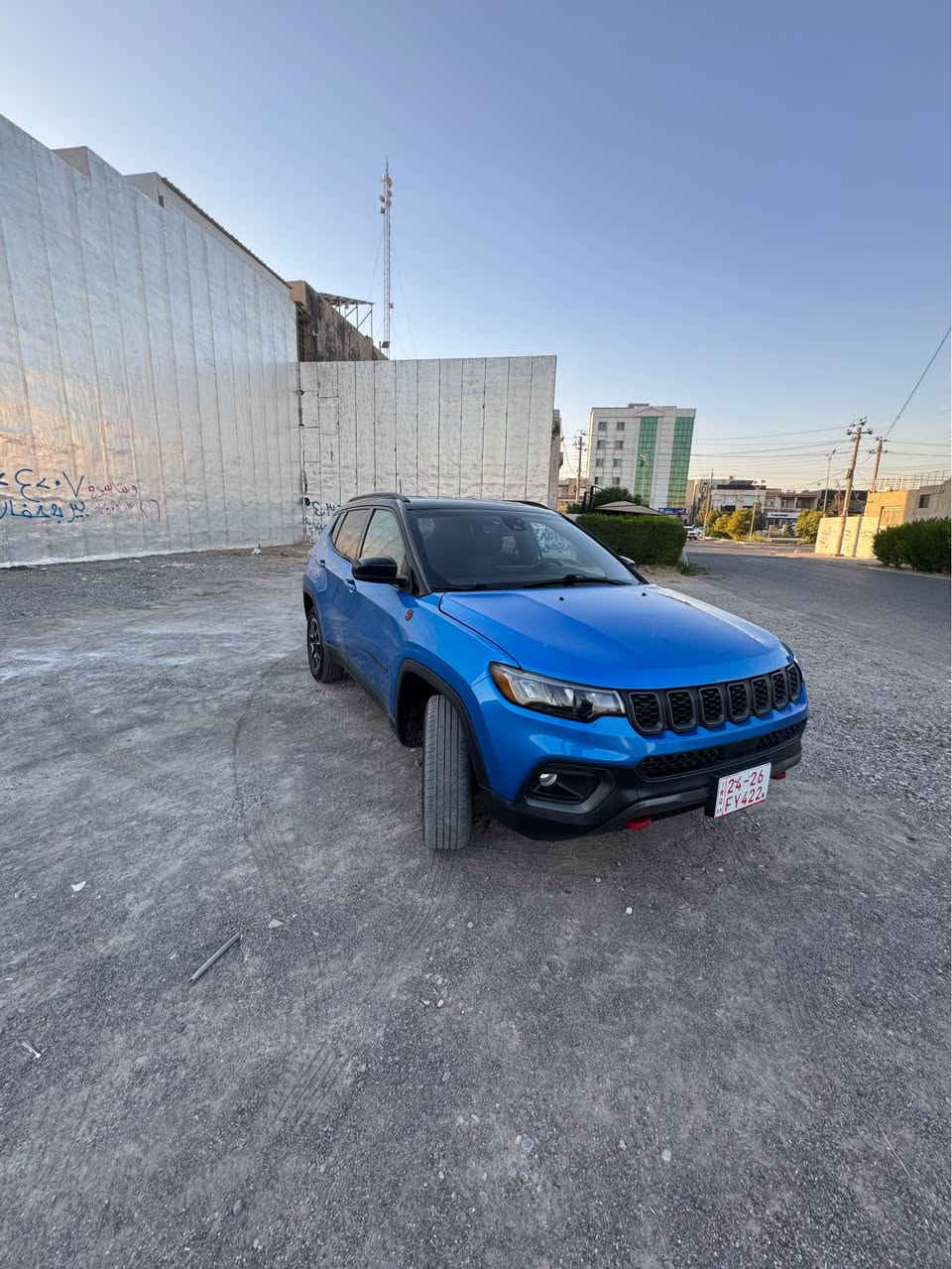 eep compass trailhawk 
2024 
بونیت سبغ شویە داخل  
ماشی ٥٤ مایل
مواسفات تریل هوک 
*********** أربيل, العراق
