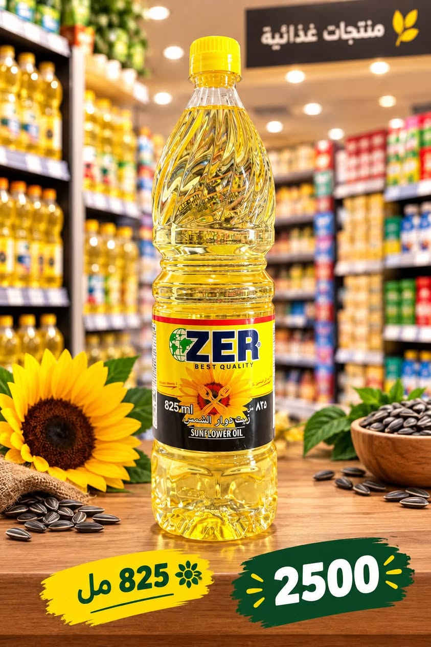 زيوت • زيت دوار الشمس • سبعة نيسان مقابل فتنس سنتر