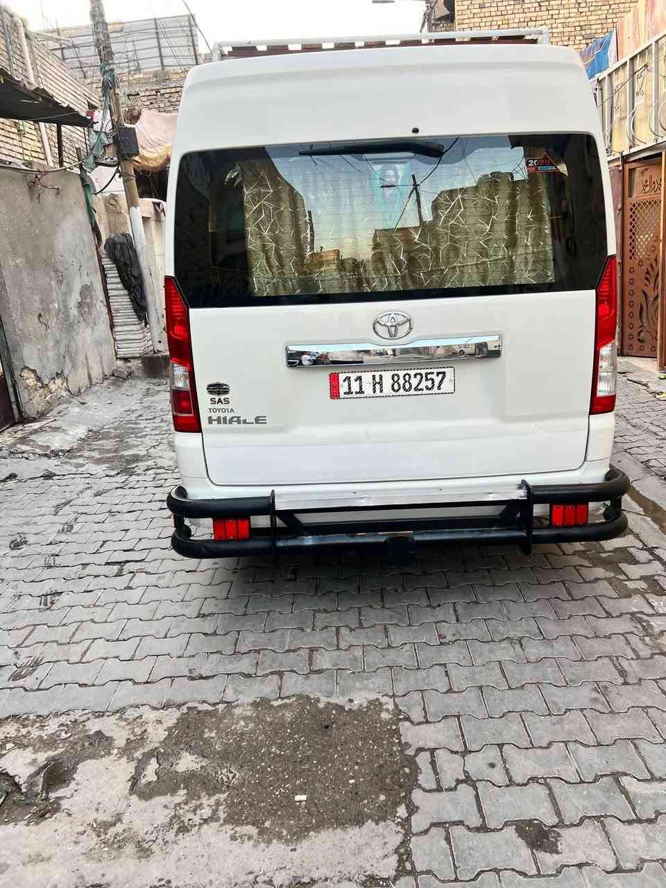ألسلام عليكم هايسه موديل 2019 نص فول رقم بغداد مكفوله من صبغ سعرها 310 وبيها مجال عنواني بغداد المدينه رقم ***********
