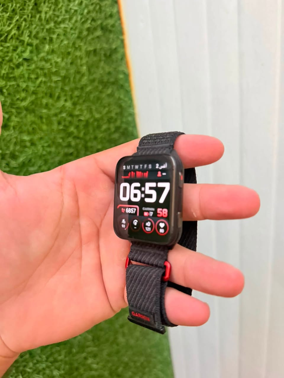 الاصدار الاول والحديث ساعة Garmin Venu x1 sapphire AMOLED Titanium مستخدم 2 اسبوع مشحون مرة واحدة 
كامل ملحقات مع الضمان سنة السعر 875 الف 
⛔️ ملاحظة سعر الجديد 1 مليون و85 الف دينار عراقي 
للحجز واتساب فقط *********** 
#garmin #VenuX1 #ساعة_ذكية #ساعة_مربعة
#ساعات_كارمن
