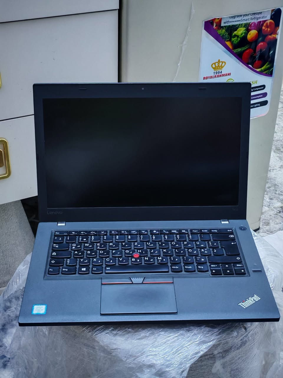لابتوب Lenovo
معالج 
Cori5 gel6 جيل سادس
RAM 8 DDR4
هارد 750 HDD السريع مو البطيئ
كارت شاشه
 intel 4G حجم 
يحتوي على دبل بطاريه داخليه + خارجيه ينطي من 2 ونص ساعه فما فوك
حجم شاشه 14.6 FHD
كيبورد ضوئي + عربي إنكليزي
شاحنته الاصليه
سعره 160 قفل
مكاني بغداد
توصيل متوفر
رقم ***********

نص مكتوب في الصور:
- DirectX Diagnostic Tool System Display Sound Input This tool reports detailed information about the DirectX components and drivers installed on your system. If you know what area is causing the problem, click the appropriate tab above. Otherwise, you can use the "Next Page" button below to visit each page in sequence. System Information Current Date/Time: Tuesday, September 29, 2026, 12:29:05 PM Computer Name: DESKTOP-DLIT93H Operating System: Windows 10 Pro 64-bit (10.0, Build 19045) Language: English (Regional Setting: English) System Manufacturer: LENOVO System Model: 20FMS0VG25 BIOS: R06ET67W (v1.41) Processor: n/a Memory: 8192MB RAM Page file: 2116MB used, 7296MB available DirectX Version: DirectX 12 Check for WHQL digital signatures DxDiag 10.00.19041.5794 64-bit Unicode Copyright © Microsoft. All rights reserved. Help Next Page Save All Information... Exit
- About Installed RAM 8.00 GB DDR3 Processor Intel(R) Core(TM) i5-6300U CPU @ 2.40GHz 2.50 GHz Graphics Card 128 MB Intel(R) HD Graphics 520 Storage 699 GB 109 GB of 699 GB used DESKTOP-DLIT93H 20FMS0VG25 Rename this PC Copy Device Specifications Device Name DESKTOP-DLIT93H Processor Intel(R) Core(TM) i5-6300U CPU @ 2.40GHz 2.50 GHz Installed RAM 8.00 GB (7.38 GB usable) Graphics Card Intel(R) HD Graphics 520 (128 MB) Storage 699 GB HDD ST750LM022 HN-M750MBB Device ID E5CF9151-4C2A-4649-B46E-DB09F3B41EBE Product ID 00330-50340-77902-AAOEM System Type 64-bit operating system, x64-based processor Pen and touch No pen or touch input is available for this display Device Manager Remote desktop System protection Advanced system settings Rename this PC (advanced) Help from the web Finding out how many cores my processor has Checking multiple Languages supp Checking multiple Languages supp Get help Give feedback