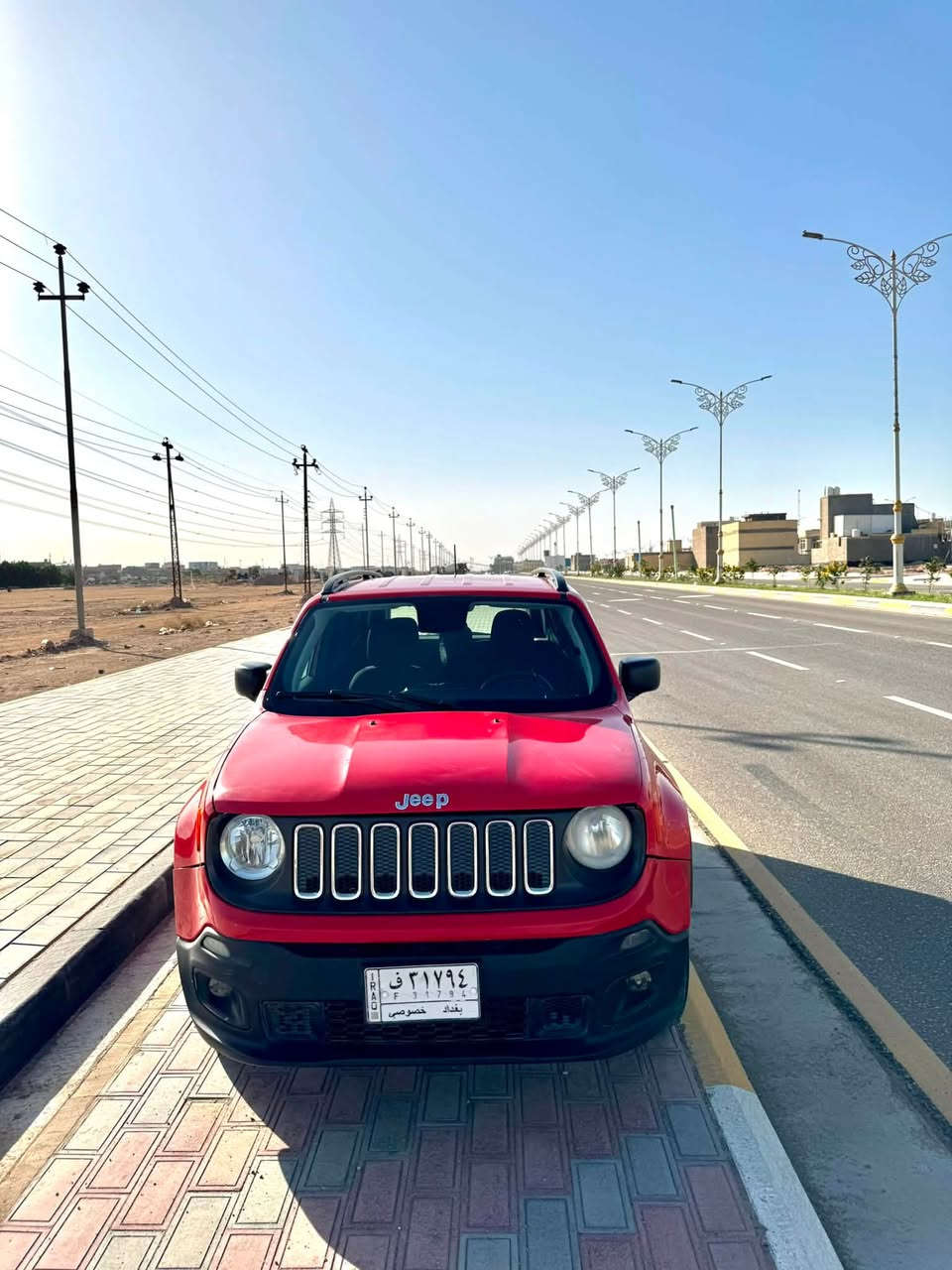 للبيع او المراوس جيب رينجيد 2018 فئة سبورت لون احمر مميز الحادث بنيد فقط صور الحادث مرفقة مع الصور ماشية 59 الف ميل رقم بغداد بأسمي المواصفات بصمة سايد بريك كهربائي كامره  شاشة السعر 110 المكان كربلاء
***********
