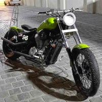 هوندا ستد 400 ببر الدراجه تجفيت جديد كامل الدراجه حلوه يرادله شخاطة ما...