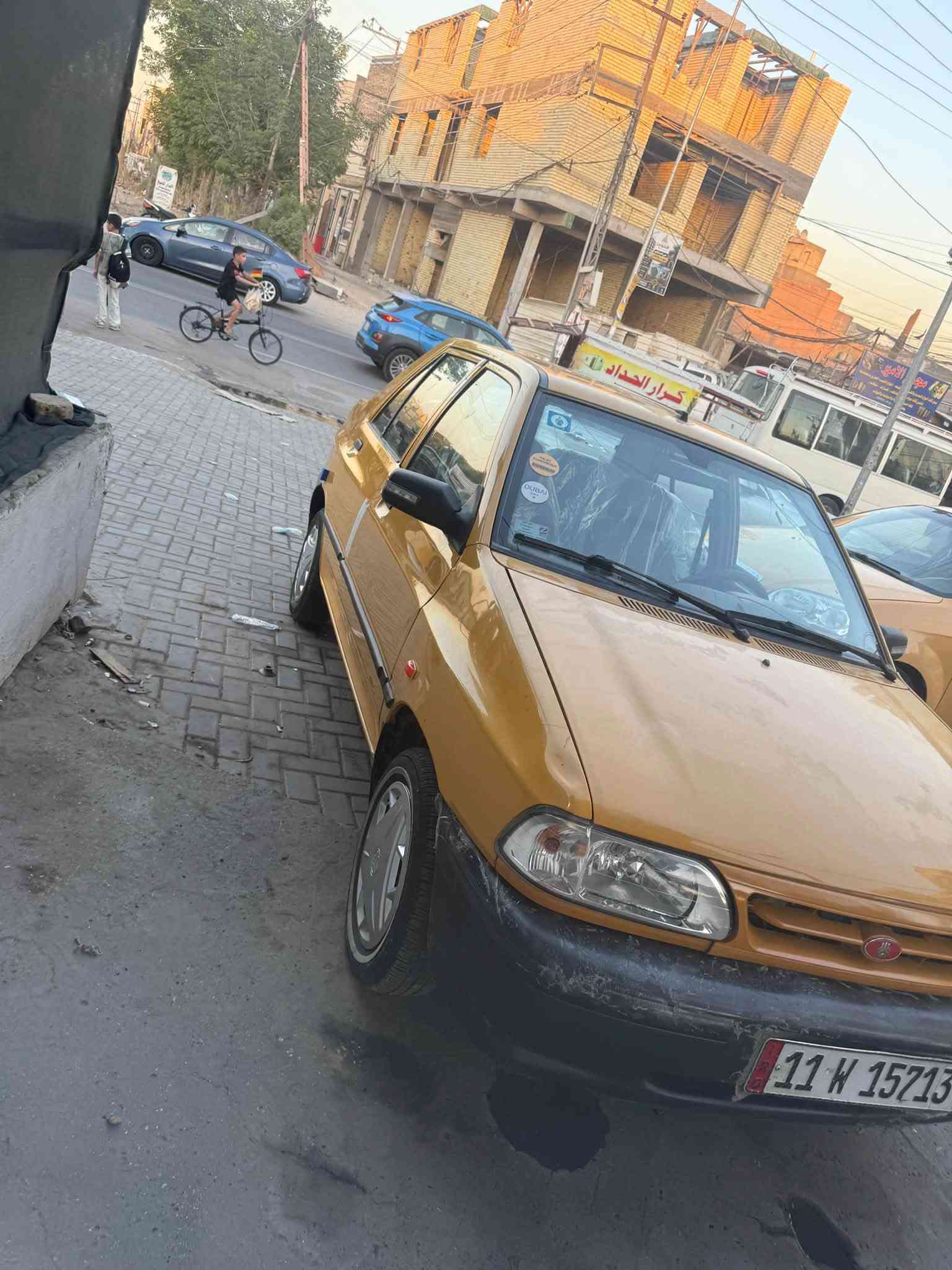 سايبه 2015
جاهزه السياره بدون نقص
تبريد شغال 
بدون شواصي 
بيها ضربه جاملغ خلفي وتصليح بلحوض
سعرها 35 ورقه 
مكاني بغداد سبع ابكار
***********
