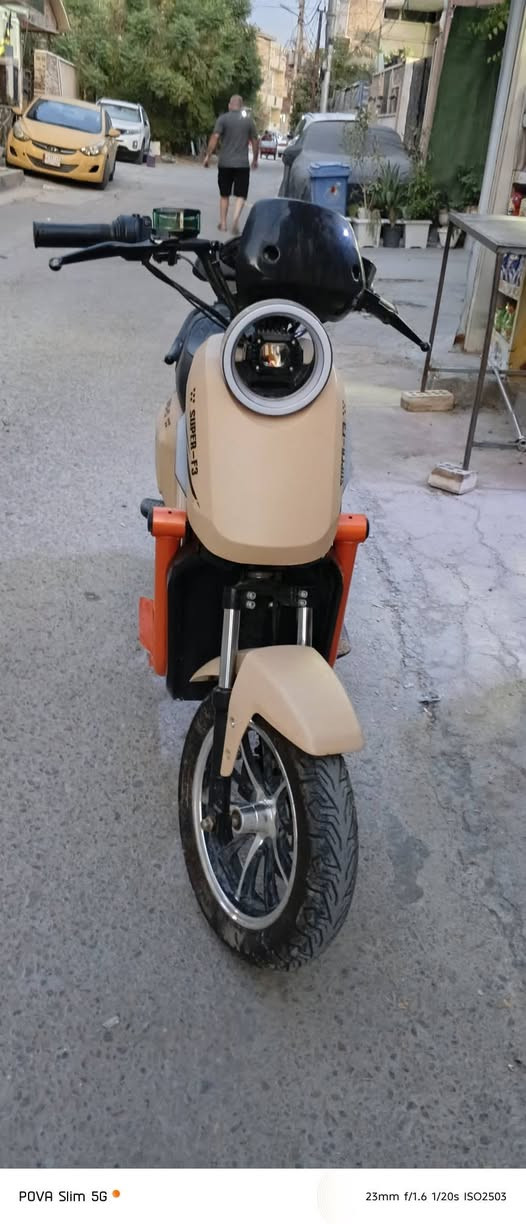 دراجه  شحن سوبر F3 بطاريات 5 دراجه جديده مستخدمه تقريبا 8 اشهر السعر 500 وبيها مجال بسيط رقمي *********** مكاني الكريعات
