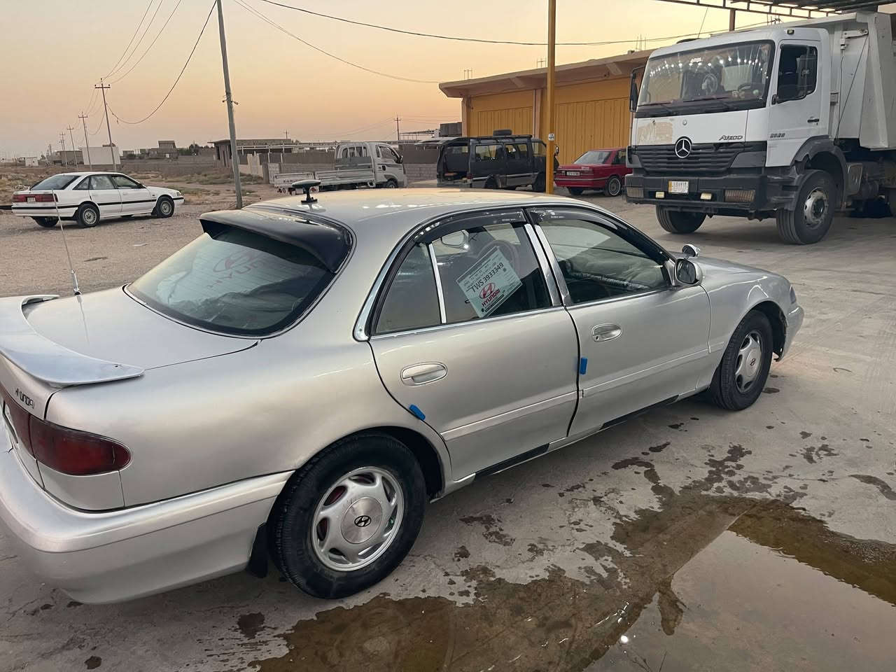سوناتا 2
موديل 95 
محرك وگير شرط 
تحويل مباشر 
سيارة نضيفة وحلوة 
سعر 43 وبيهة مجال فقط للطيبين 
***********

