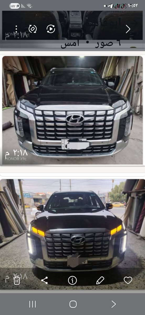 للبيع بلسايد موديل 2023 كلكراف السعر270$
فول مواصفات اعلى فئه بيهن 
- رقم بغداد بسمي
 - شاشة عرض(داتا شو)
- المحرك   v6    3.8 <كير ومحرك مكفول بصمه تقديم وترجيع
- بصمة تشغيل + بصمة ابواب +تشغيل عن بعد
- بانوراما سقف اسود كنتاره
 -فتحة سقف عدد ٢
 -سماعات من شركة هارمن كاردن  
 -رادار امامي  + خلفي+رادار جانبي  
 -حساسات امامي + خلفي 
 -  كامرات عدد 4  360 درجة  
 -  كشنات كهربائي تدفئة وتبريد خزن ميموري 
 - كشنات جلد اسود ملكي+٧ راكب قلاب كهرابائي 
 - انارة داخليه (محيطيه) + انارة دشبول لد 
 - بردات جانبية
 - تبريد مركزي امامي + خلفي منفصل التحكم
 -تحكم ستيرن + شفتات
 - تدفئة ستيرن 
 - مرايا هيتر + تعتيم 
 - صندوق كهربائي شفط
 - وضعيات قيادة  (5) 
 - ويل كب حجم  ٢٠ 
 - اوتو هولد + نقطة عمياء 
 - سايد بريك بصمة + مثبت سرعة
 - شحن لاسلكي 
 - إشارات بالمرايا  + إشارات جانبيه
 - اوتو بريك 
 - تحديد مسار
 -شاشة ديجتال كبيرة
 -تشغيل عن بعد .
 -
 - نظام مانع انزلاق 
 - نظام نزول منحدرات 
كشنات Vip منفصل 
 والكثير من المواصفات لم تذكر بعد .
 مكاني بغداد حي اور 
 موبايل....................***********

نص مكتوب في الصور:
- ٨:٠٤ م
- ابوقاسم
- ٦ صور - أمس
- ٢:١٨ م
- HONOR X9c
- ٦ صور • امس
- ابوقاسم ٦ صور • أمس ٢:١٨ م HONDR X9c ٢:١٨ م HONDR X9c
- ٦ صور • أمس