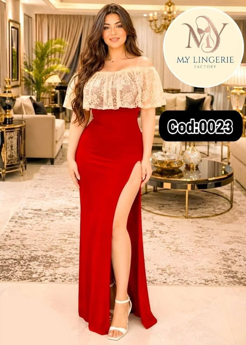 سعر القطعة 7الاف

نص مكتوب في الصور:
- MY MY LINGERIE FACTORY Cod:0023
- MY LINGERIE FACTORY Cod:0023