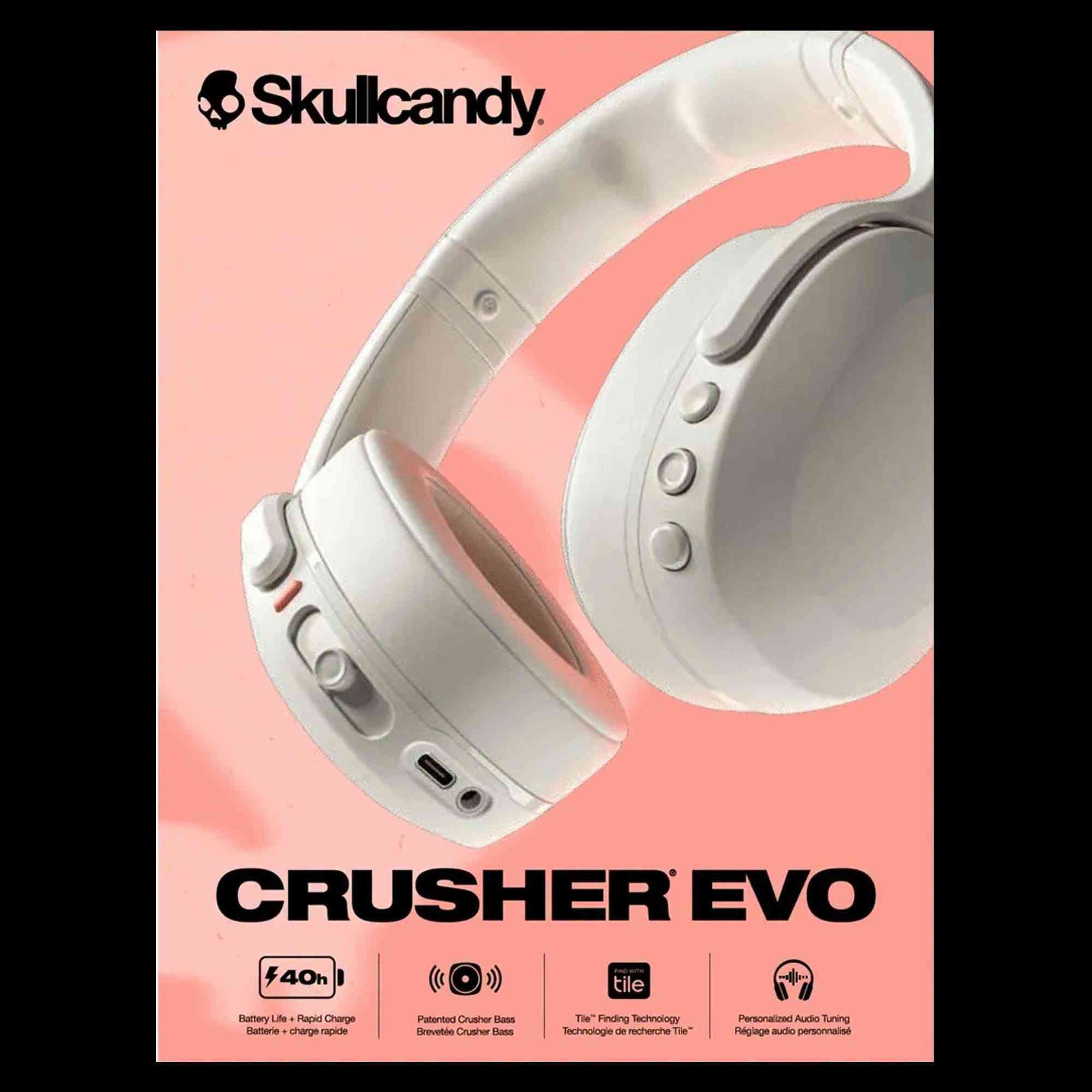 قطع منوعة • Skullcandy CRUSHER EVO • بطارية ٤٠ ساعة