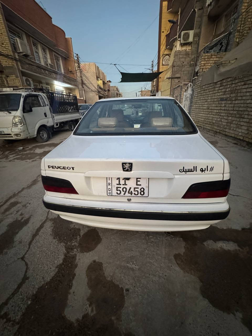 السلام عليكم بيجو بارص موديل سياره 24 مكان سياره بغداد السعر سياره (74) وهاذه رقمي ***********
