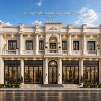 بناية تجارية • ٤ محلات • ٤ شقق