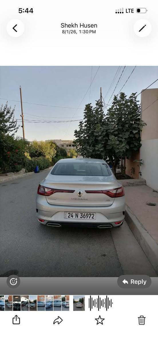 رينو ميگانه موديل ٢٠٢٣ سياره گه له ك پاقژه سعر٩٥$و مجال رقموسنوى جديد رقم تله فون*********** زاخو, دهوك
