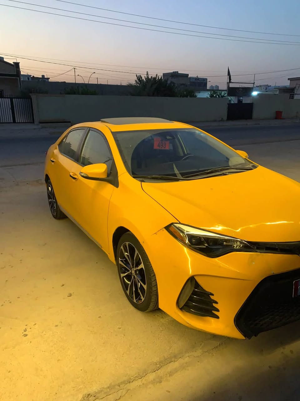 سلام عليكم
كورله XSEفول مديل 2019
بونيد وجاملغ باب السايق مبدل
دفتربانزين و منضومه غاز
بصمه سلايت
كشن جلد تدفه
تحويل ثاني يوم
العنوان كركوك
بدون مراوس
مامتواجد عل فيس
السعر $130 
اتصال ***********
