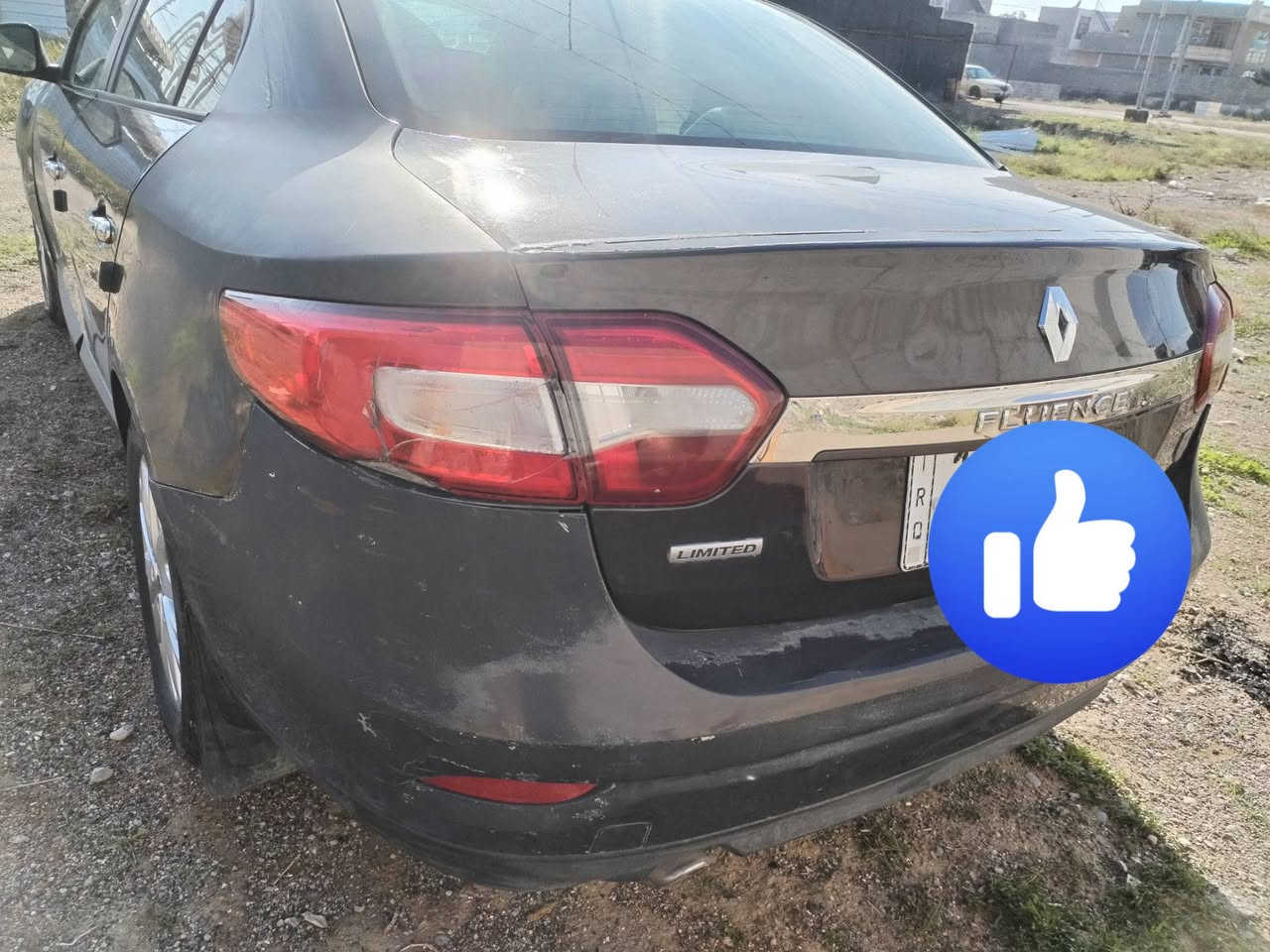 سلام عليكم سياره للبيع رينو فلوانس 2016 محرك خير من الله كير جديد مكان سياره بغداد بسمي السعر 55$وبيه مجال شويه/***********
