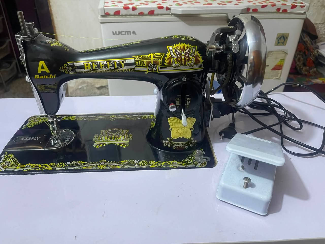 مكينة خياطه جديده مع الميز السعر 75
العنوان البياع تقاطع درويش  ***********
