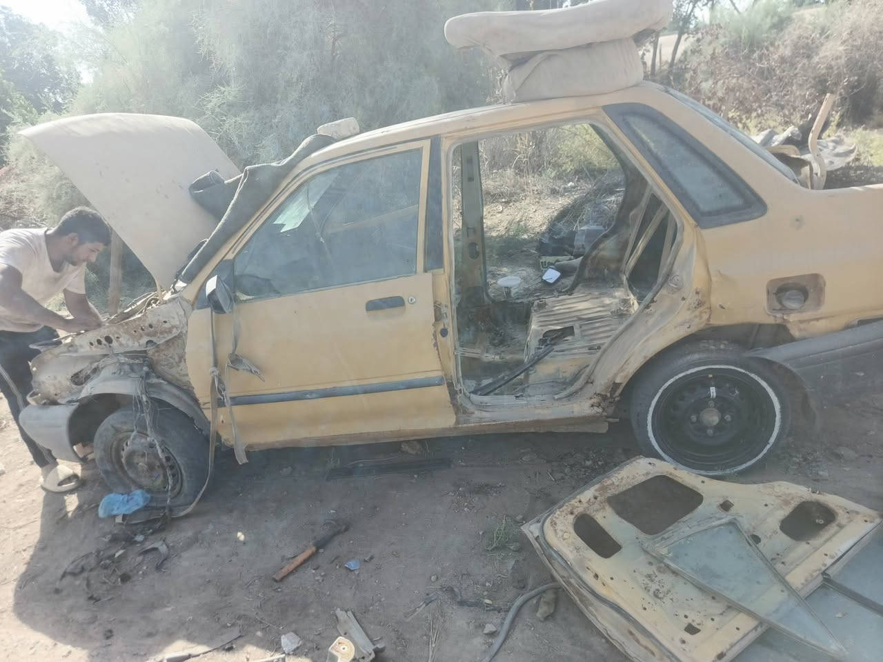 سايبه   البيع
شتريد   موجود 

 كير عل ١٣٠قفل وي البديل 

 مكينه  ٢٢٥

وي القديم 

بيبان ٤انضاف 

قبق جنطه  ب٢٠نضيف حيل

بنيد   نضيف ١٥

دشبول  شغال ع فحص ب ٢٥ 

 دبلات  ب ٢٥ الزوج 

سطاب اكسن الزوج ب ٤٠  انضاف حيل

ارضيه مال سايبه   جديه  ب١٥ 

 مكاني دوانيه  

استفسار خاص

***********
