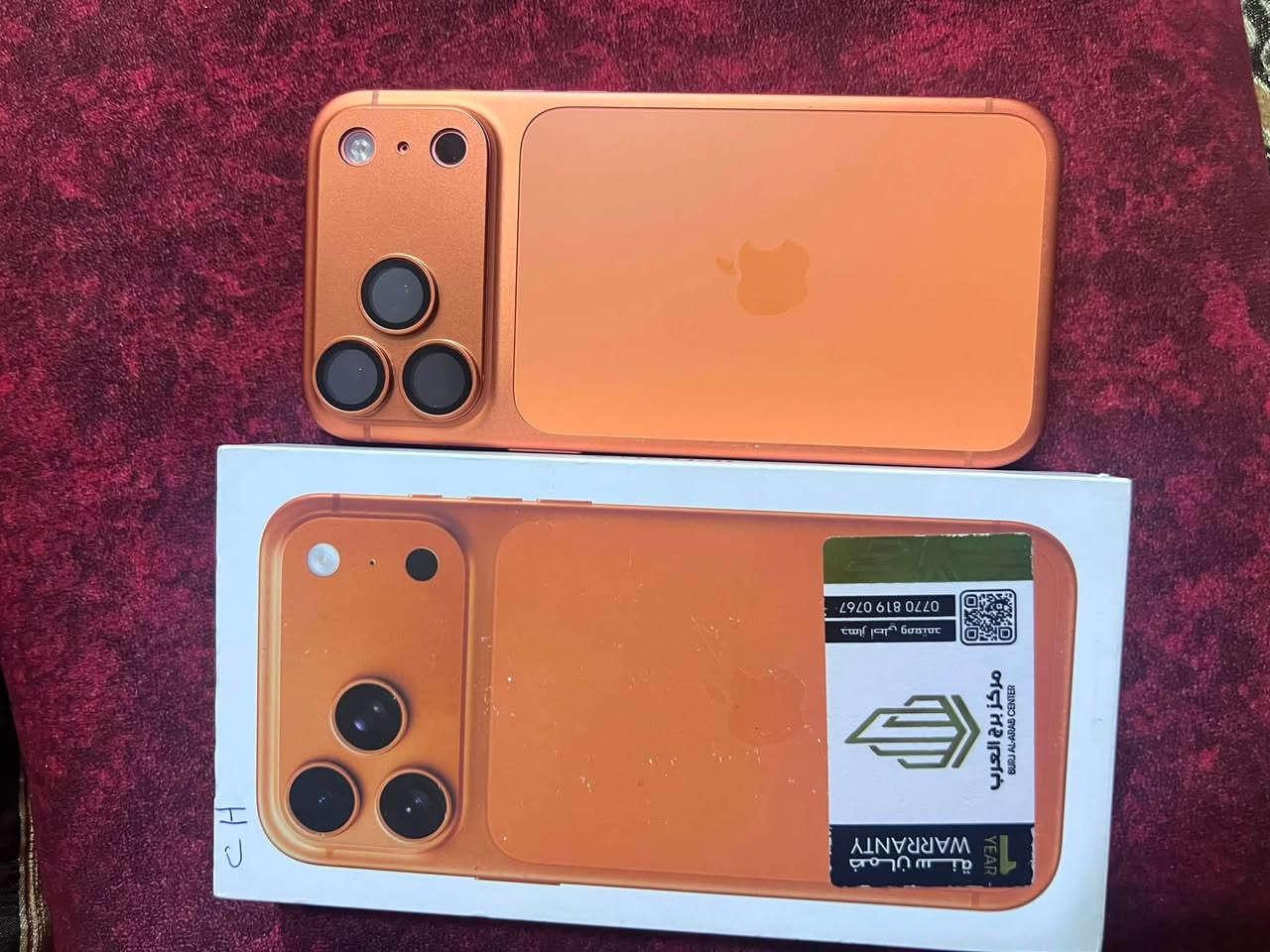 17 pro max
ذ-٢٥٦
بطاريه ٩٤
نضيف الجهاز جدا 
شريحه الكترونيه
كامل كارتون موجوده
مكاني بغداد جديده
السعر ١٥٤٥
*********** واتساب او اتصال
