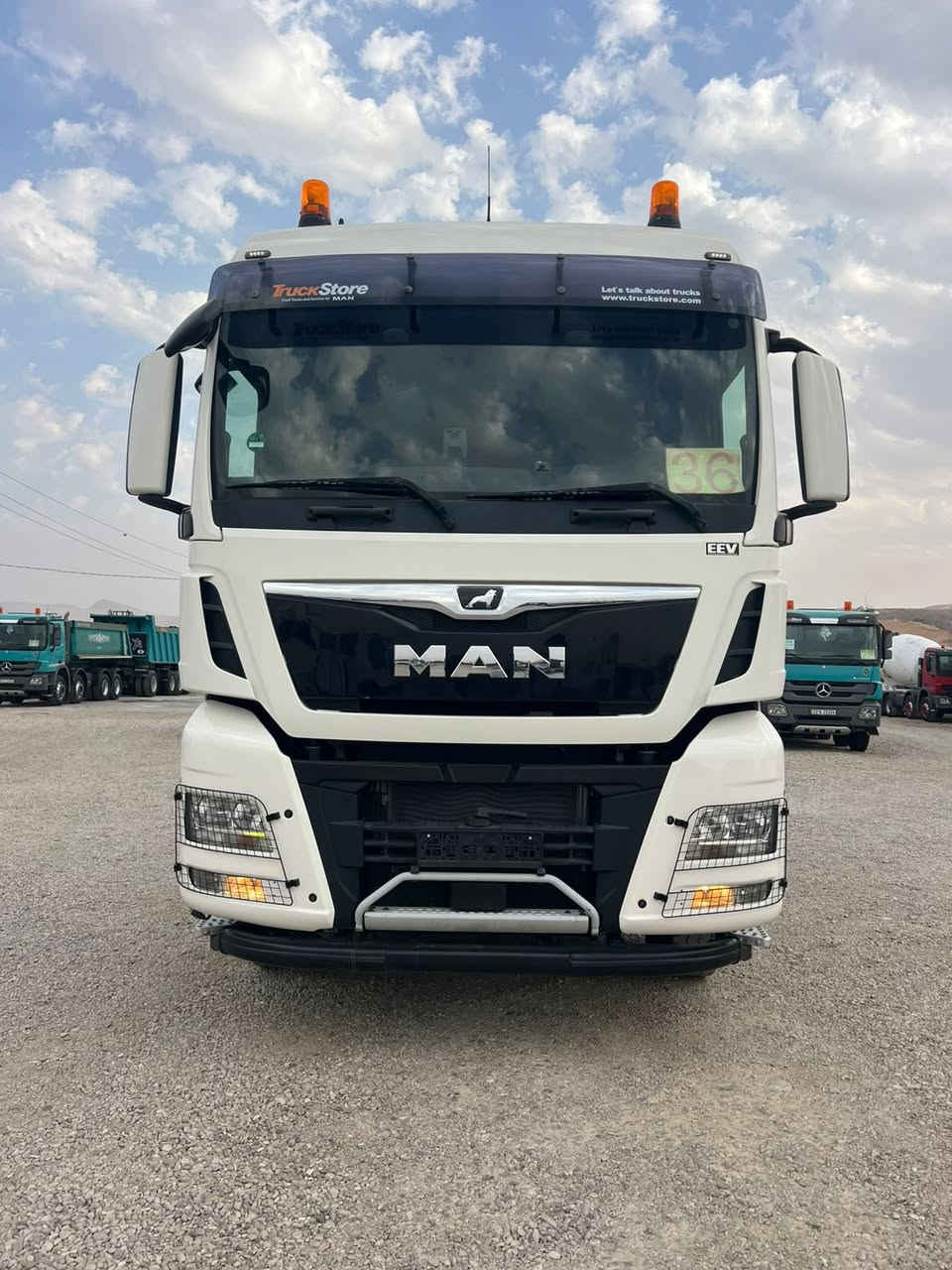 MAN 580. 6x4. 2018 سيارة جديدة مقفول عنوان السليمانية ***********
