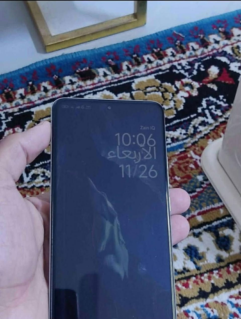 بوكو اف 5 برو جهاز جديد او معروف ذاكره 256 يشغل 120فريم جهاز كلش تضيف استعمال قليل السعر ٣٠٠وبي مجال قليل النجف, العراق

نص مكتوب في الصور:
- الإعدادات الرسومات الجرافيكية الحساب عناصر التحكم الرسومات الجرافيكية مفاتيح التحكم الحساسية التقاط نقطة التصويب والمؤثرات الصوت ورد فعل اللمس
- الإعدادات الرسومات الجرافيكية الحساب عناصر التحكم الرسومات الجرافيكية مفاتيح التحكم الحساسية الالتقاط نقطة التصويب والمؤثرات الصوت ورد فعل اللمس