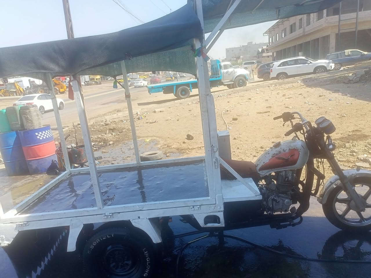 للبيع ستوته مال رزق مكينه معمره جديد شاصي نضيف السعر 750 الصفايح والباب موجودات ***********
