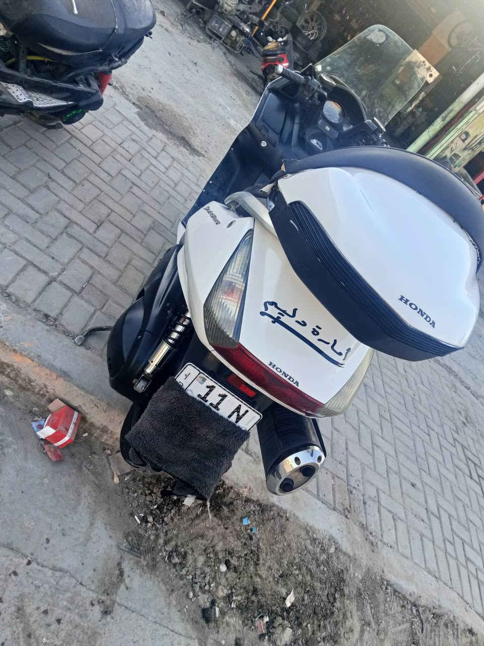 السلام عليكم
سلفر ونج بقلاوه 600cc  محرك كفاله اي بي اس رقم بغداد بسمي شرط تحويل هزه جديده ادامه كامله وشرط معدل 180 
عنوان بغداد الدوره ***********
