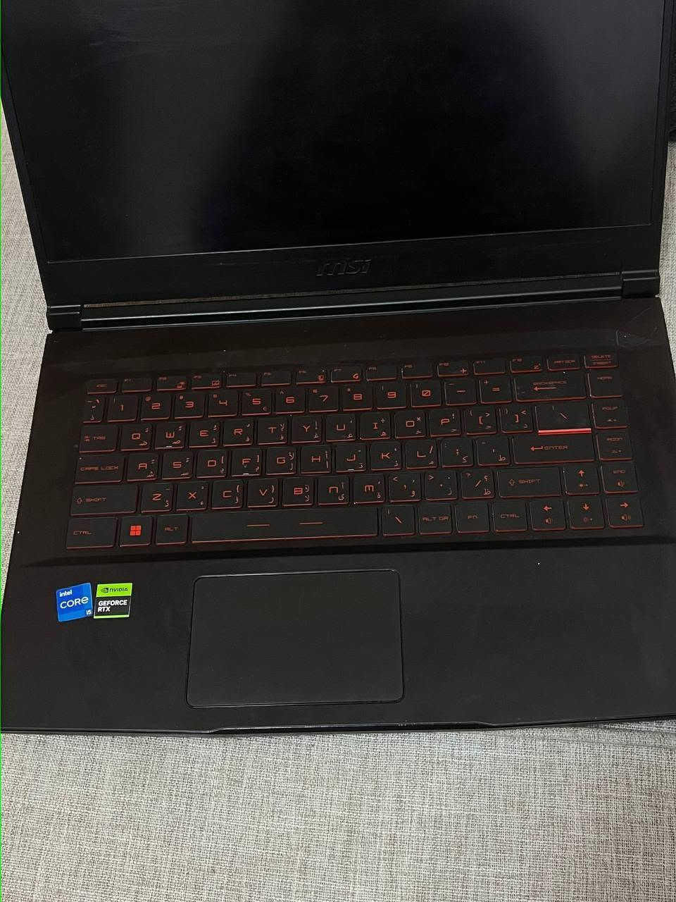 MSI GF63 • RTX 2050 • كسر بالغطاء