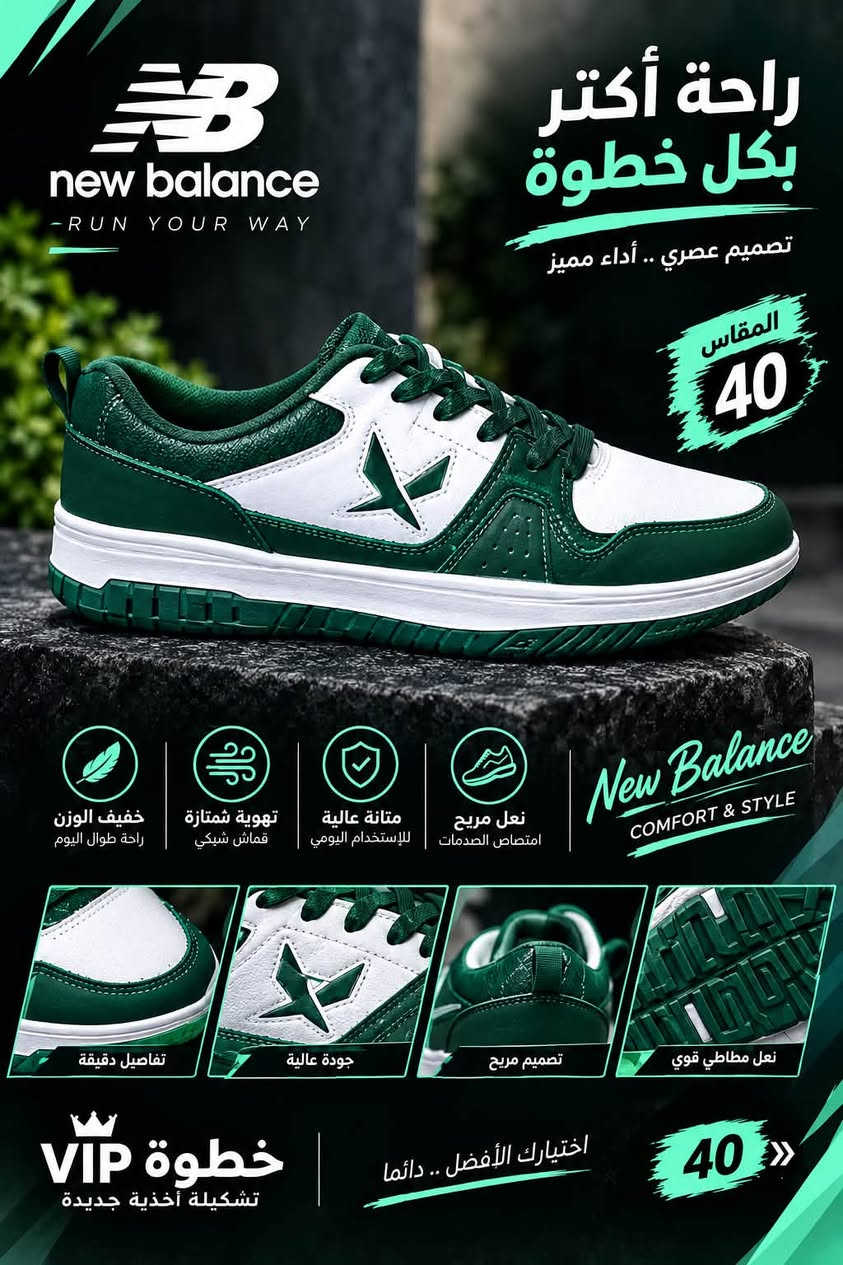 نيو بالانس • أصلي • مقاس 40-44