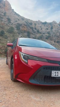كورلا وارد امريكي موديل 2022 فئة LE لون مميز كرزي حادث خفيف سطحي بنيد ...