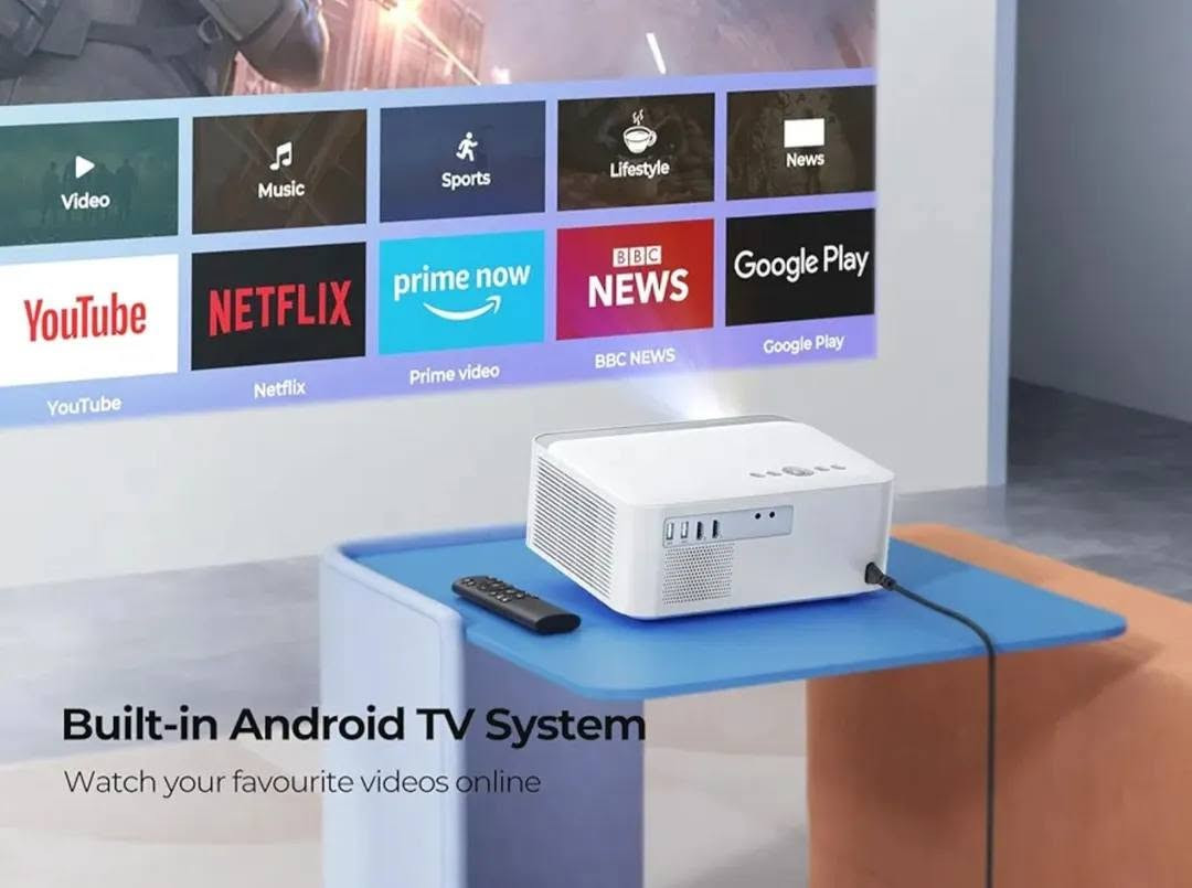 بروجكتر (داتا شو) Toptro X6
الجهاز غني عن التعريف، سينما متكاملة ببيتك وما يحتاج وياه أي دوخة

 دقة ووضوح عالي: يعرض بدقة Full HD يدعم 4K حقيقية بألوان  قوية وواضحة جداً

 سمارت نظام أندرويد مدمج

السطوع: 800 ANSI Lumen مايقارب 40.000 لومن

 ربط مباشر بالموبايل: تقدر تعرض شاشة تلفونك

 (آيفون أو أندرويد) عليه بكل سهولة وبدون وايرات.

 صوت وبلوتوث: بيه سماعة داخلية صوتها ممتاز، وتقدر تربطه على أي سماعة بلوتوث خارجية إذا تحب صوت أقوى.

الجهاز جديد غير مستعمل مع ضمان الاستبدال في حال حدوث اي خلل 
سعر القطعه 125 الف دينار 
للحجز والاستفسار مراسلة الخاص او التواصل عبر الواتس على الهاتف ***********
بغداد الشعب وتوجد خدمة توصيل 5 آلاف لكافة انحاء العراق
