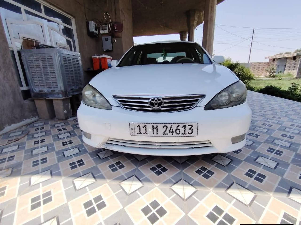 سياره للبيع تيوته كامري موديل 2004 كراند
. محرك 6 سلندر
 شرط السياره بسمي
فول نضافه مواصفات 
السياره مكفوله كفاله عامه من صبغ ومن اي ضربه 
مواصفات السياره 
بيها تبريد بارد ثلج 🥶
تبريد ثلاث قطع 
سياره نضيفه بمعنى الكلمه 
بيها حساسات اماميه وخلفيه 
تايرات جديده 
السياره احلا من الصوره 
المكان: صلاح الدين قضاء الضلوعيه
سعر:120$ وبيها مجال 
الاستفسار الاتصال على الرقم
***********
