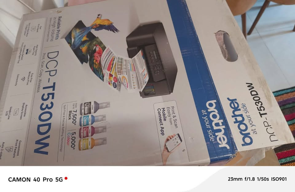 طابعة برذر للبيع جديدة مسحوب بيه ورقه وحده صارلي اقل من اسبوع من اشتريته للتواصل ***********

نص مكتوب في الصور:
- CAMON 40 Pro 5G 23mm f/1.8 1/50s ISO881
- CAMON 40 Pro 5G 23mm f/1.8 1/50s ISO901