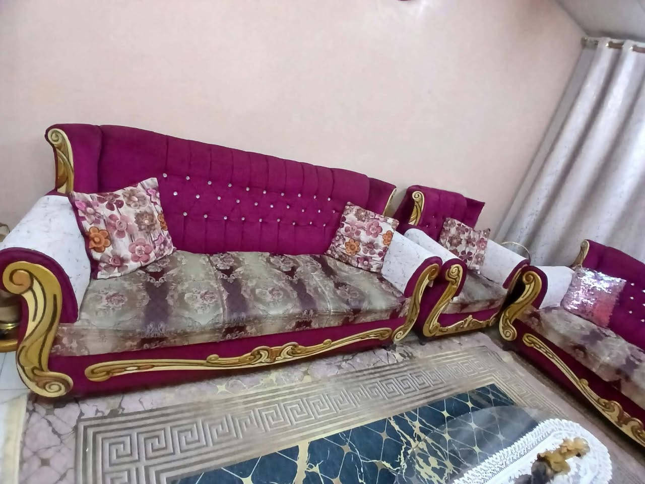 غرفه نوم صاج • طبلات • ميز بلازمه