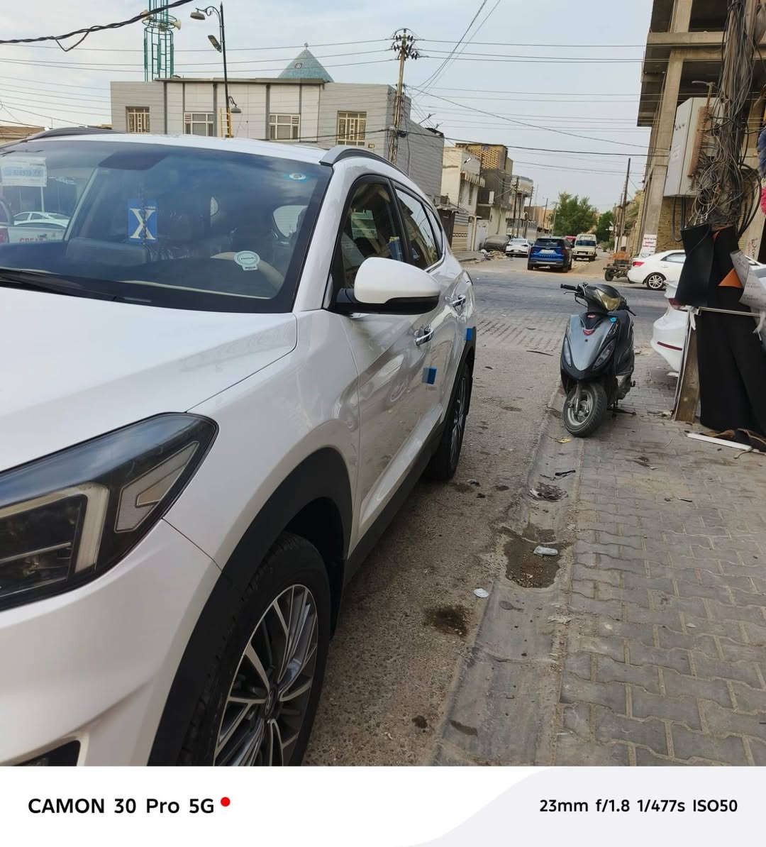 توسان 2019
خليجي كفاله عامه وضع شركه
ماشيه 100الف وكاله الكاصد كفاله عامه سياره جديده لووك بصمة مري شفط قفل ذكي بل يده  بك لايت مصطرة 
نضام سبورت او ايكو  
واكو بعد بيهة هواي مواصفات 
السيارةً كلشً نضيفة بمعنا الكلمة 
سعر 181
***********

نص مكتوب في الصور:
- CAMON 30 Pro 5G 23mm f/1.8 1/553s ISO50
- CAMON 30 Pro 5G 23mm f/1.8 1/783s ISO50
- CAMON 30 Pro 5G 23mm f/1.8 1/970s ISO50
- CAMON 30 Pro 5G 23mm f/1.8 1/477s ISO50
- CAMON 30 Pro 5G 23mm f/1.8 1/451s ISO50
- CAMON 30 Pro 5G 23mm f/1.8 1/100s ISO161
- CAMON 30 Pro 5G 23mm f/1.8 1/970s ISO52