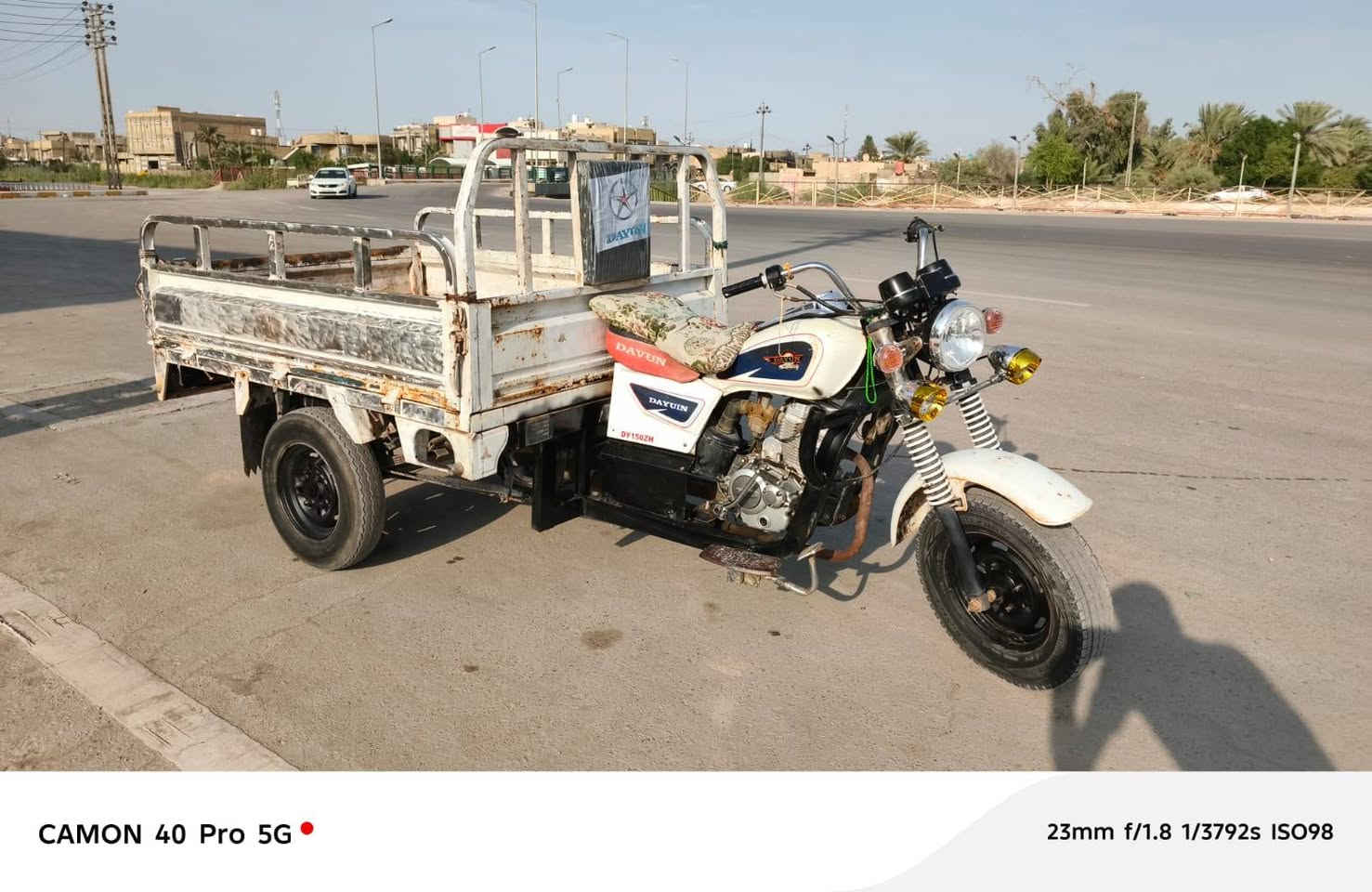 ستوته موديل 14 اوراق وكيل
مكينه 25 برقي مامفتوح بيها فقط كلجات 

غراض كلها جديد شديت الها 

صدر كهربائيات كير بوكس كله جديد 

بدي بلاد 14 محكوك جاهز لصبغ

ستوته نقص فقط باتري 

سعر 1350 وبيها مجال لشراي 
مكاني الشطره ***********

نص مكتوب في الصور:
- CAMON 40 Pro 5G 23mm f/1.8 1/3074s ISO99
- CAMON 40 Pro 5G 23mm f/1.8 1/3792s ISO98
- CAMON 40 Pro 5G
- 23mm f/1.8 1/3792s ISO100