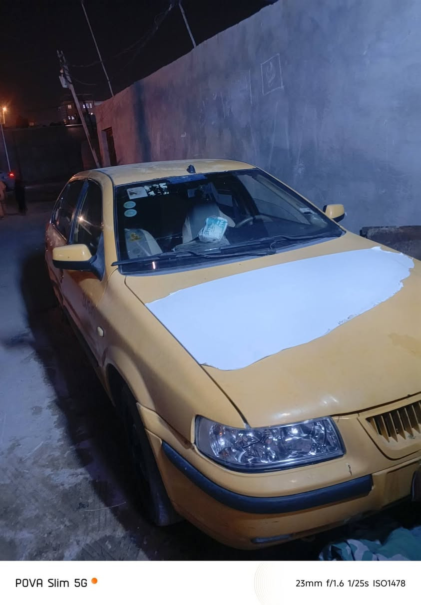 سلام عليكم سمند مديل 12راعي موجود سياره بيه خيط بخار خفيف كلش حداديه عوزه بس الوره مابيه سياره خياسات بس خساس واحد فقط سعر24بيه مجال متوفر فقط علا رقم الهاتف ***********
