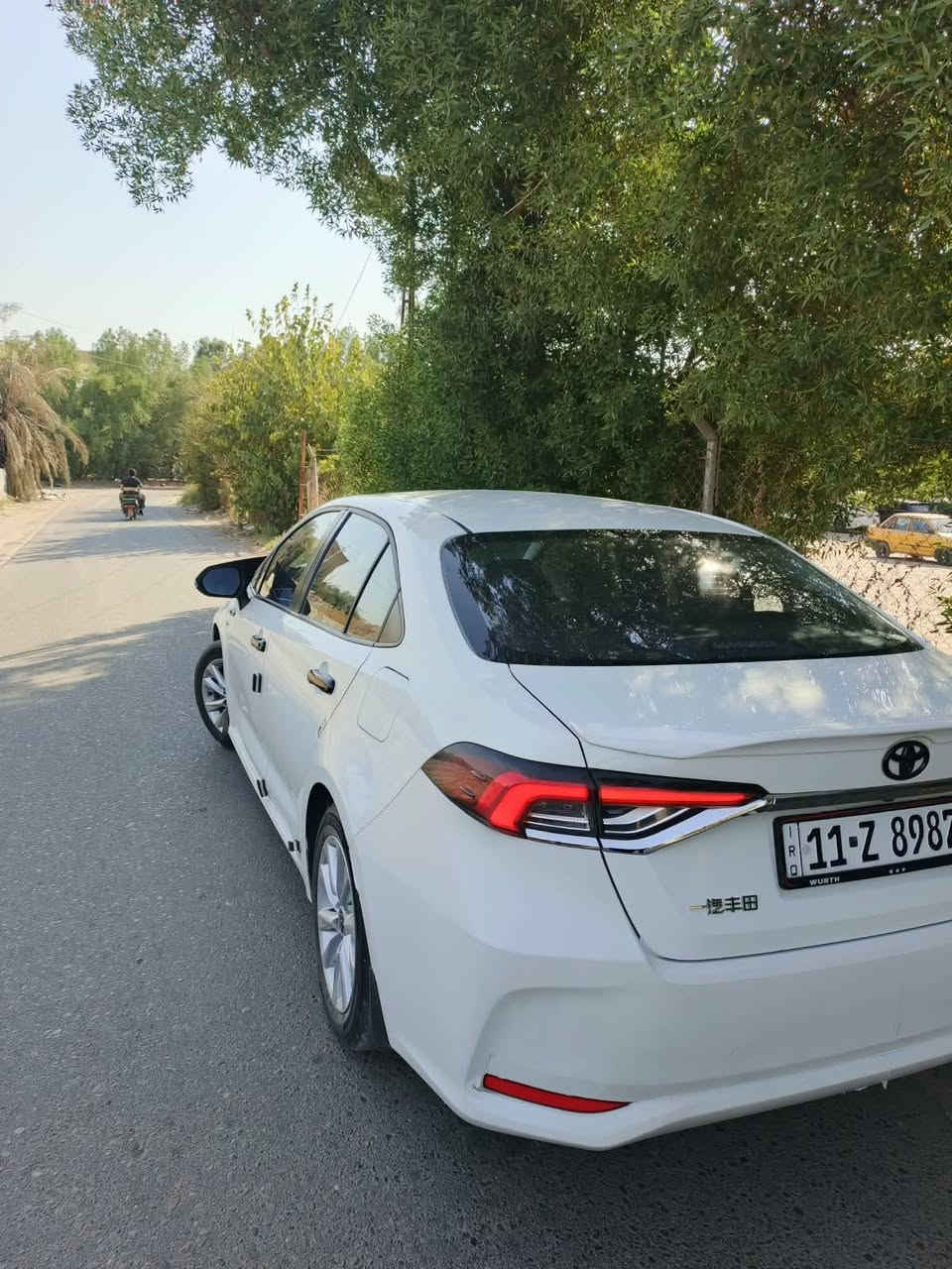 السلام عليكم
كورلا هايبرد موديل 25
الشكل الخليجي كفاله من الصبغ والزلغ فقط رصعتين  بسيطه جدا 
مسحوب بي دي آر 

مضاف لها . 
عازل جام حراري الأصلي 

ماشيه 13 ألف 
السعرر 157 بيها مجال
 
مكاني بغداد

الاستفسار ***********
