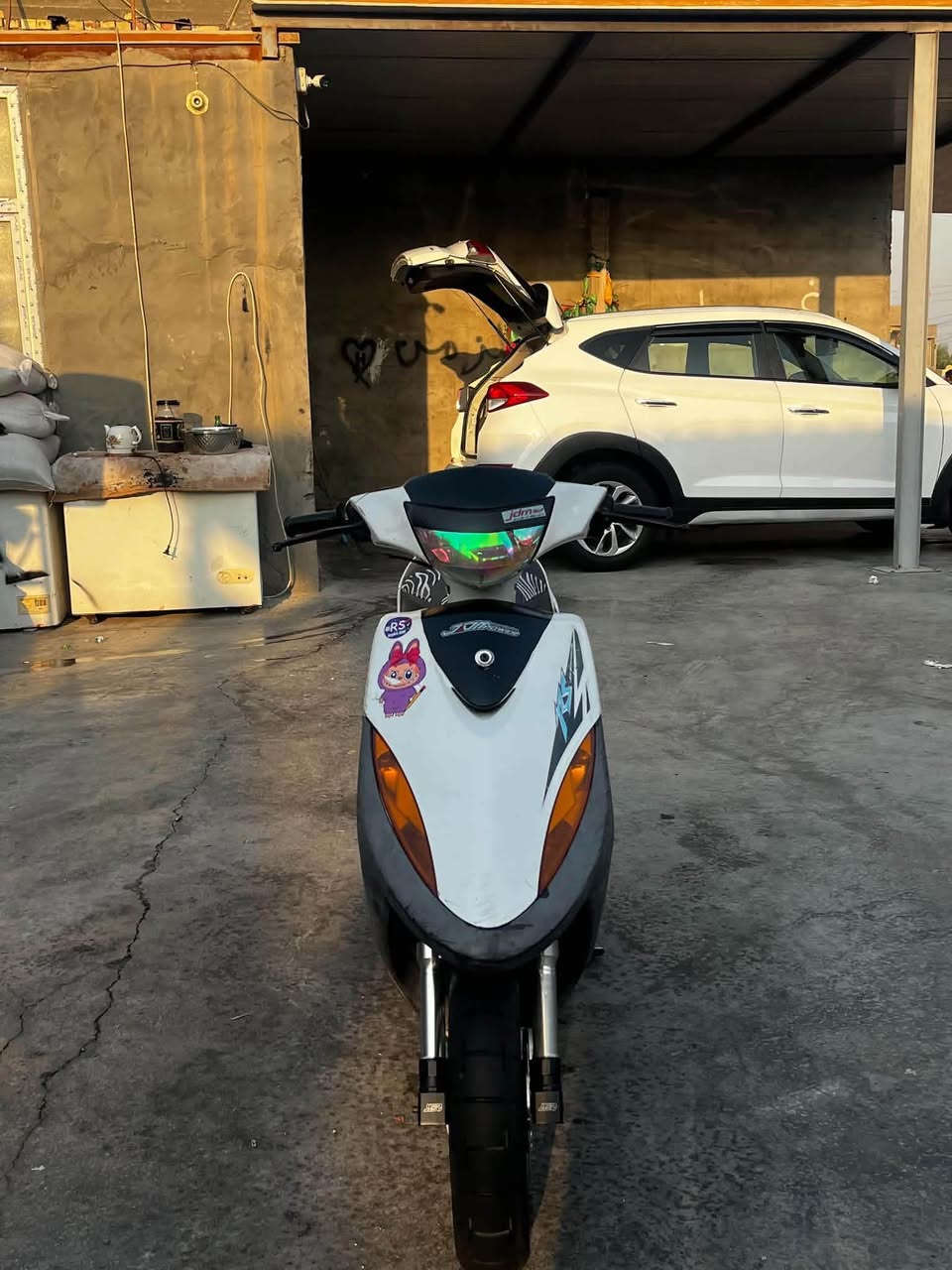 ماكس عدلة بلاديه كلشي ما ناقصه ناشفه بيه تزويد بلادي مو تجاري
صدر جيسو
ويل رياضي 
تايرات جيلاتين نقشة H
صينية جبيرة
فج برمبو الدسك البنفسجي 
شيال رياضي 
كشن اربع ولفات 
كلجات رياضي بلاد
دراجة كفاله عامه من طول للطول مكينة كلش ناعمه وتخبل شعله ومعدل العنوان كربلاء طويريج
***********
