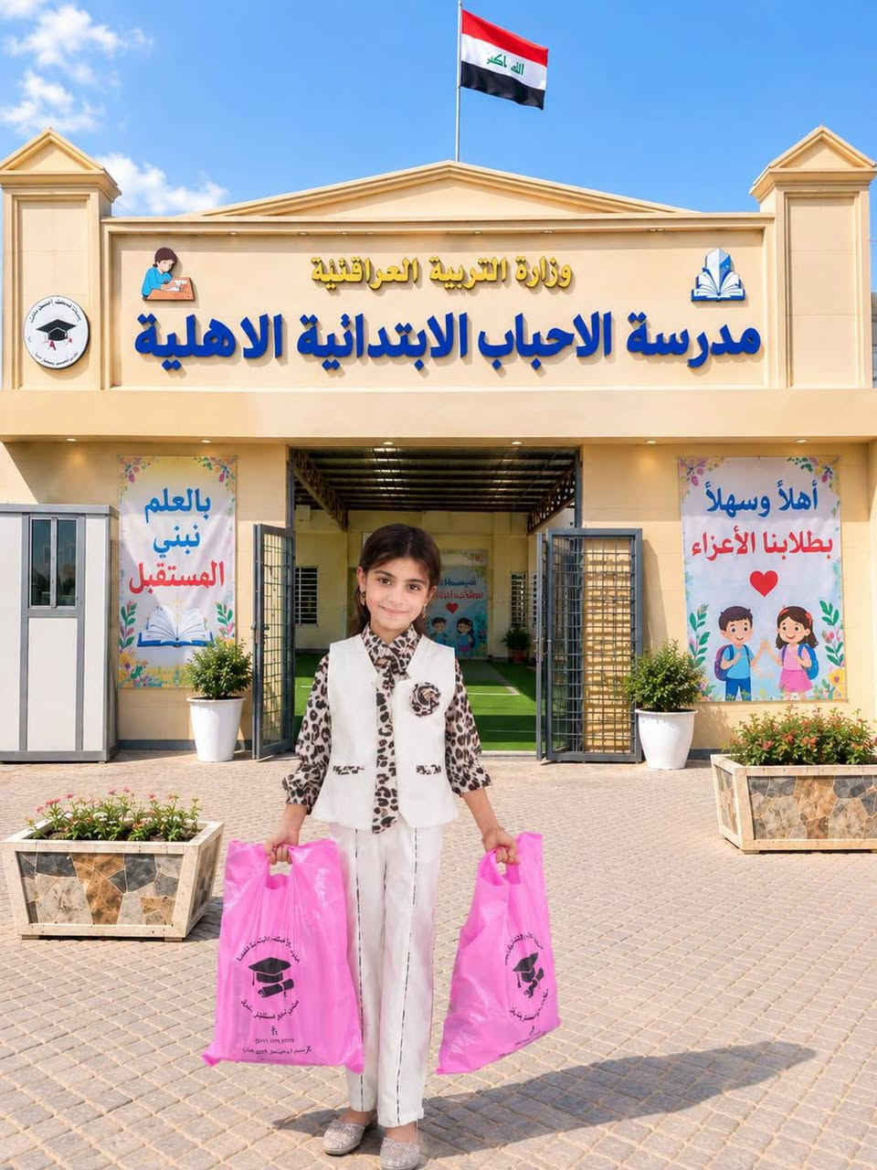 "ما زال باب التسجيل مفتوحاً في مدرسة الأحباب الابتدائية الأهلية"

نستمر باستقبال طلبات التسجيل للعام الدراسي الجديد، ونرحّب بأبنائنا التلاميذ بكل محبة 🤍
بادروا بحجز مقاعدكم، وابدؤوا معنا عاماً دراسياً مليئاً بالنجاح والتميّز.💙

#ادارة مدرسة الاحباب الابتدائية الاهلية.   

للأستفسار اكثر يرجى التفضل الى مقر المدرسة او الاتصال على الرقم 
التالي:   📞
          ***********
***********
🔻 العنوان : الزعفرانية _ الاربع شوارع قرب مستوصف السندباد
