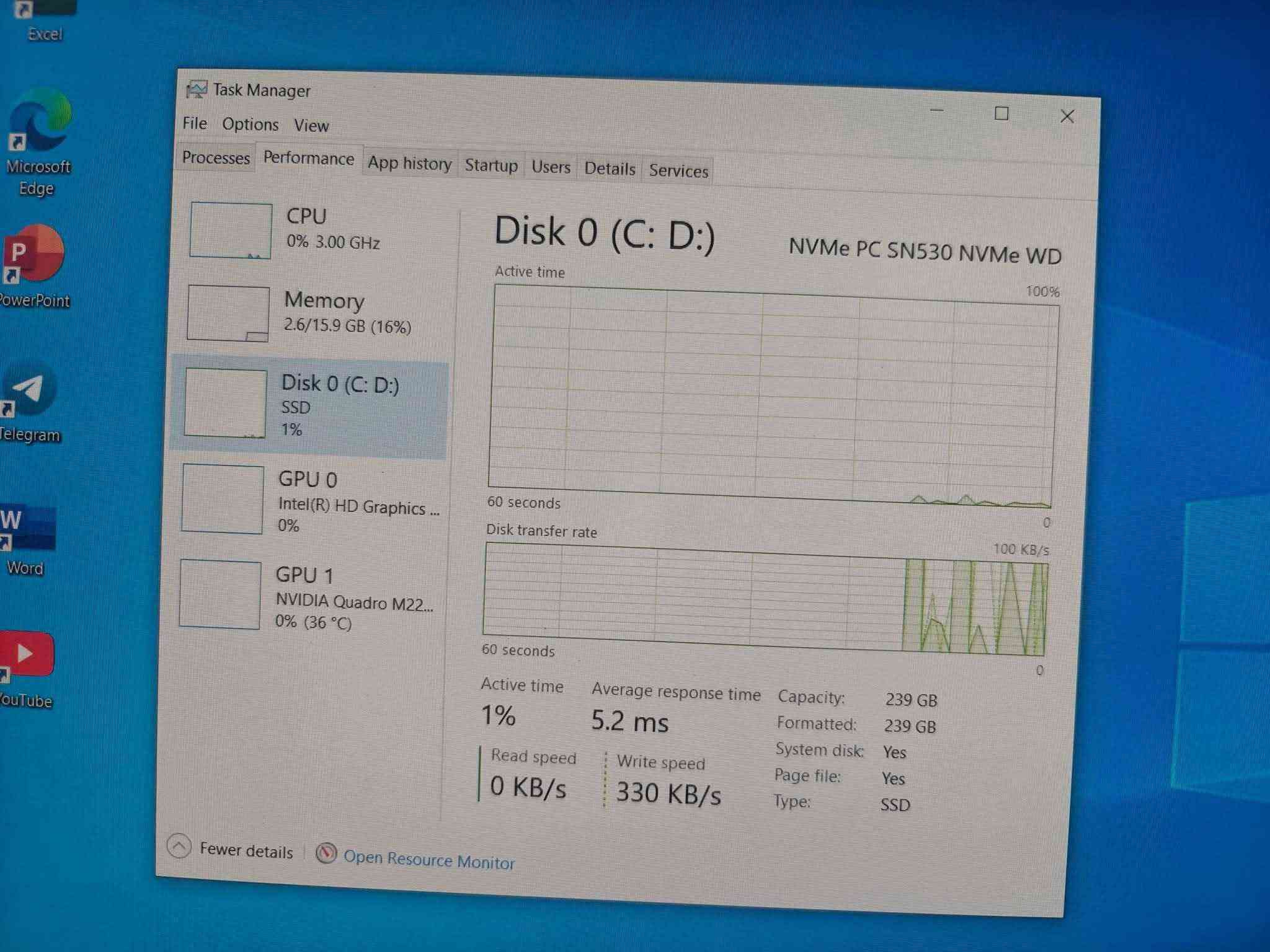 ديل Precision 7520 • إنتل Xeon E3-1505M • كارت Quadro M2200