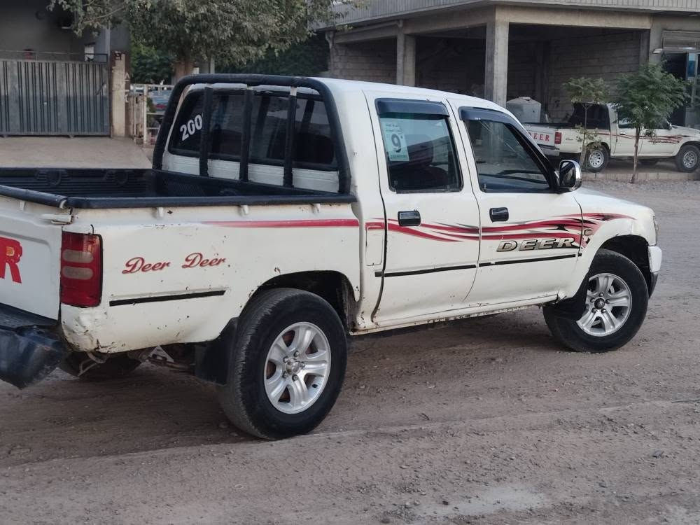 سەرتا بەناوی خوای گەورە
بیکاب دێر 
کابرێتەر 
مەنەفێستی ئەسڵی
2009
گێڕو مەکینەو ئەکسل بەشرت 
کارەبای بەشرت 
پێش دواوی لێدراوی نیە 
شانێکی عەزێتی بووە بەلای سایەقا کەوتوە
باقی لێدراوی نیە 
چوار تایو ویلی زۆر باشی 
چوار جام کارەبا 
دەشکول مەرزیە 
تەریت ئیشەکات 
لایتو چواری وفڵجەو کاربای کامل بەشرت 
قفڵ مەرکەزی 
سیعری 28گەڵاو مەجال 
***********
***********
لەتەکیە دانیشم شمشمل, السليمانية
