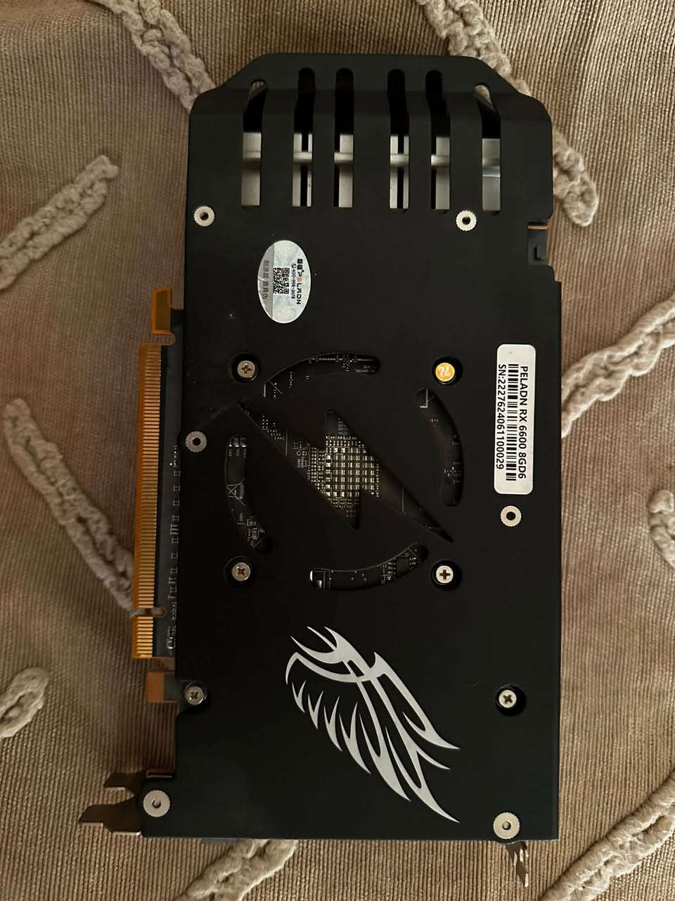 Rx 6600 8gb
نظافة ١٠٠٪؜ 
استخدام كلش قليل وتجي وتشوف بعينك 
سعرة ٣٠٠ الف 
مكاني بغداد حي الجامعة 
***********
