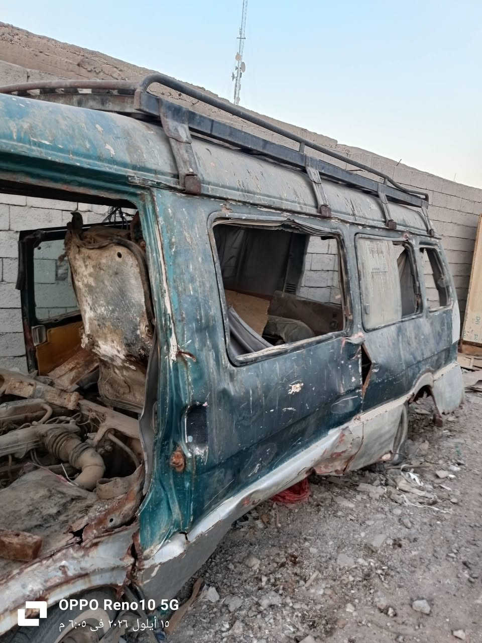 سلام عليكم تفصيخ كيا اسيا كيا بستا مازدا بريجو شتريد موجود مكاني بغداد مدينة الصدر للاستفسار الاتصال *********** سيد هادي

نص مكتوب في الصور:
- OPPO Reno10 5G
- ١٥ أيلول ٢٠٢٦ في ٦:٠٥ م