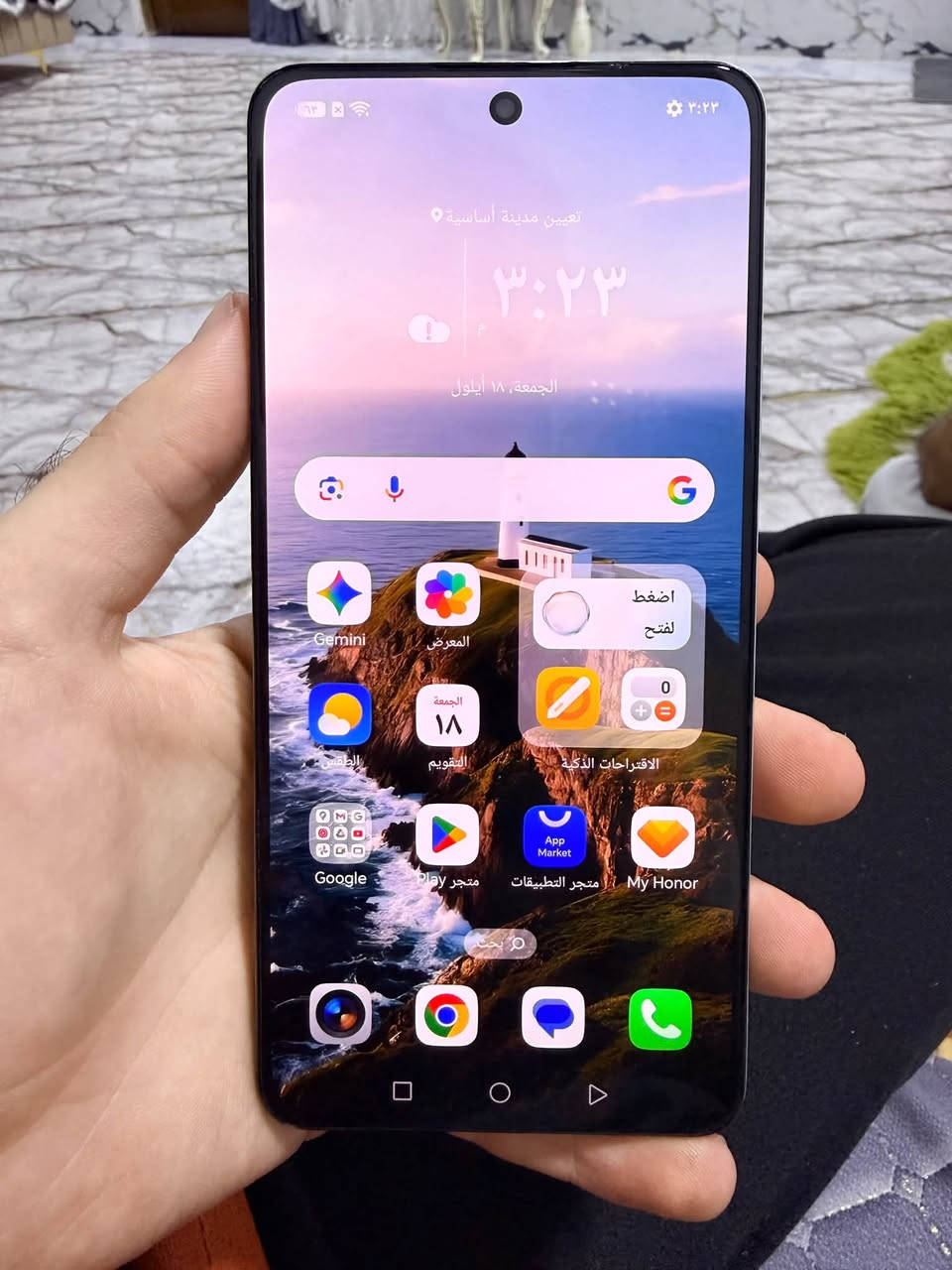 هونر x8d اعلى فئه
بطارية 7000 ذاكرته 256 رام 16
تلفون نضيف 
وتساب او اتصال ***********

نص مكتوب في الصور:
- ٣:٢٣ ٦٣ حول الهاتف 10 MagicOS اسم الجهاز HONOR X8d المعالج المركزي Snapdragon 6s 4G Gen 2 ذاكرة الوصول العشوائي ٨,٠ غيغابايت ٨,٠+ غيغابايت Honor RAM Turbo دقة الشاشة ٢٣٩٢ x ١٠٨٠ البطارية mAh 7000 وحدة التخزين الداخلية المساحة الفارغة ٢٣٤,٤٤ غيغابايت الإجمالي ٢٥٦ غيغابايت الموديل LNA-LX2