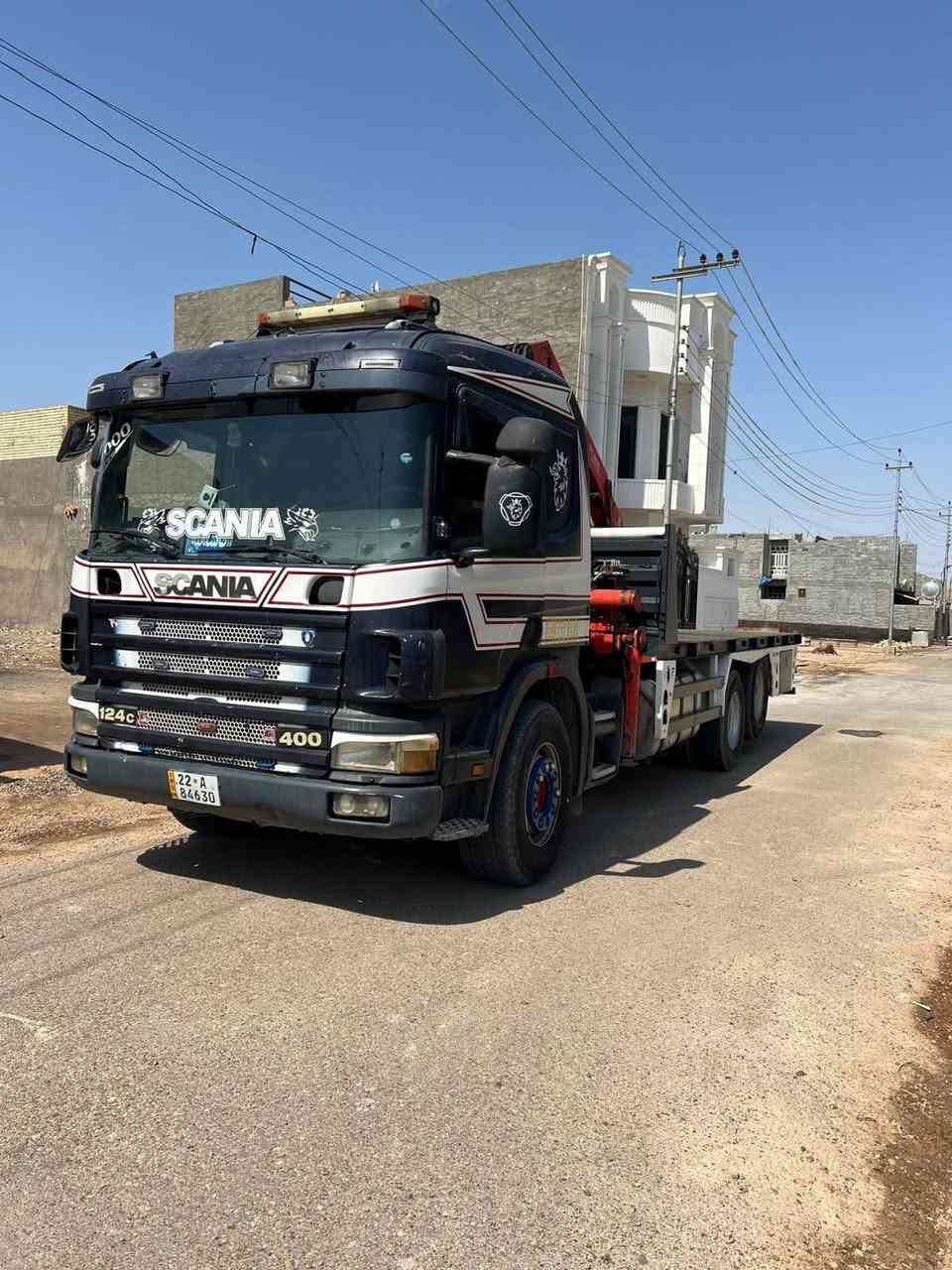 كرين ٧طن • سكانيا • موديل ٢٠٠٠