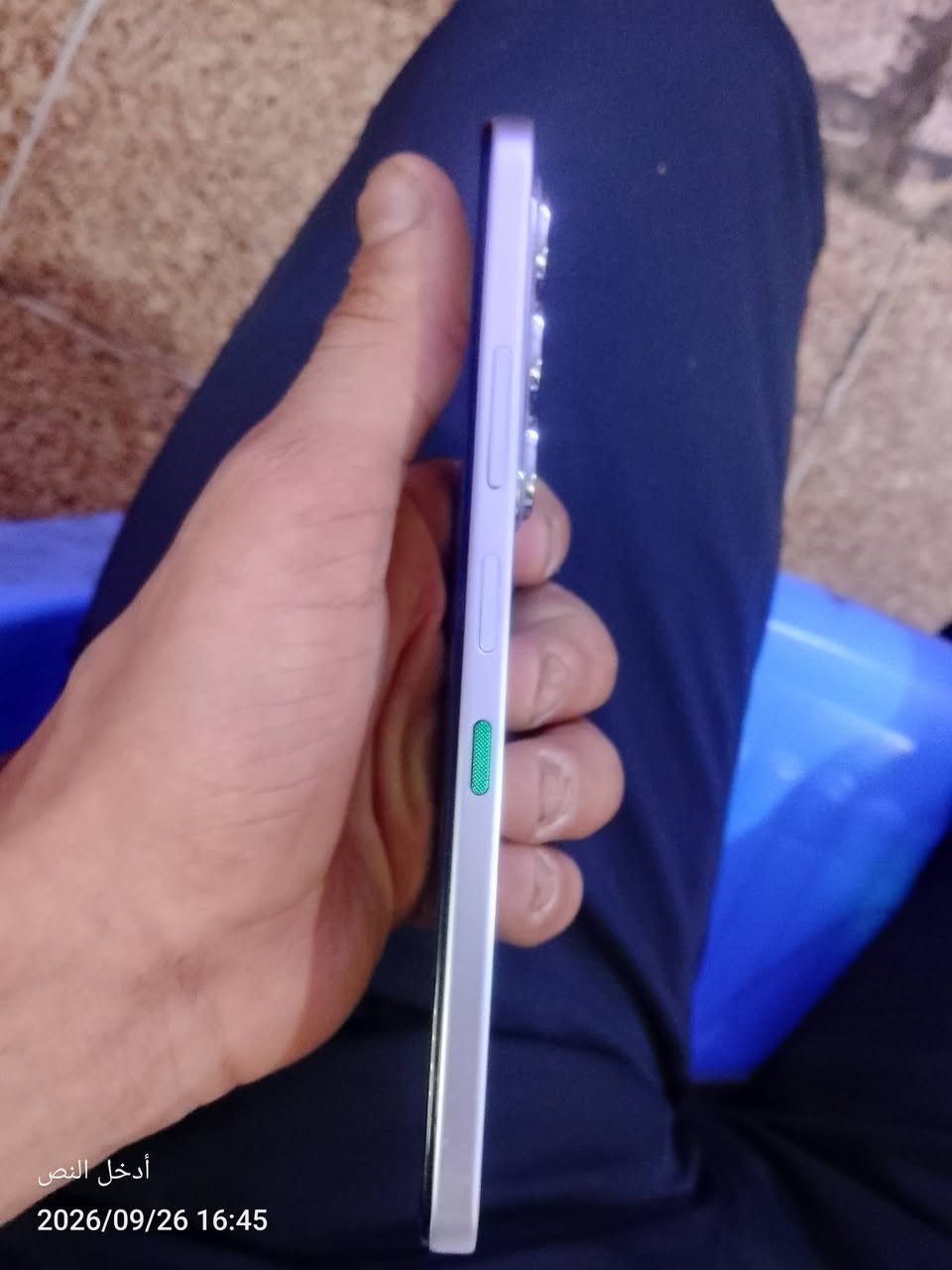 انفنكس هوت 60i
جهاز لل بيع
ما بي اي ملحق وما مفتوح وما مبدل أي شي شرط الفحص
ذاكره 256
بطاريه 5160
شاشه720×1600
الجهاز نضافته 99
السعر 250ومجاله بسيط جدن 
عنوان بغداد 
الستفسار واتساب ***********

نص مكتوب في الصور:
- أدخل النص 2026/09/26 16:45
- أدخل النص
- 2026/09/26 16:44