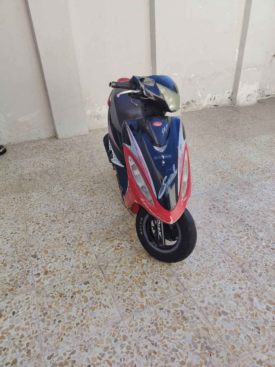 سلام عليكم دراجه للبيع كامكو g4
دراجه نضيفه وشرط مبدل بيها بس ولفات والدراجه كلها ختم واحد بلادي 
كهربائيات كلها شغاله ونكره سلف وكل نقص ما بيها سعرها 350 قفل 
مكاني نجف حي الميلاد ه‍***********
