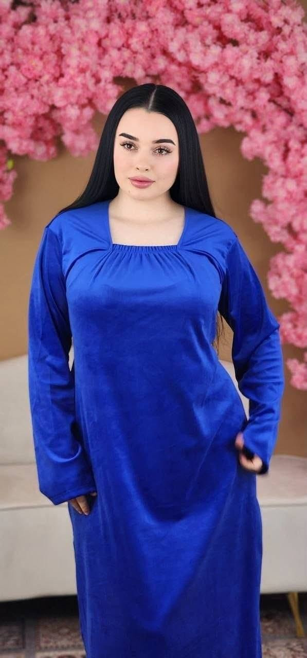 دشداشة • مخمل ثقيل • مقاسات L XL XXL
