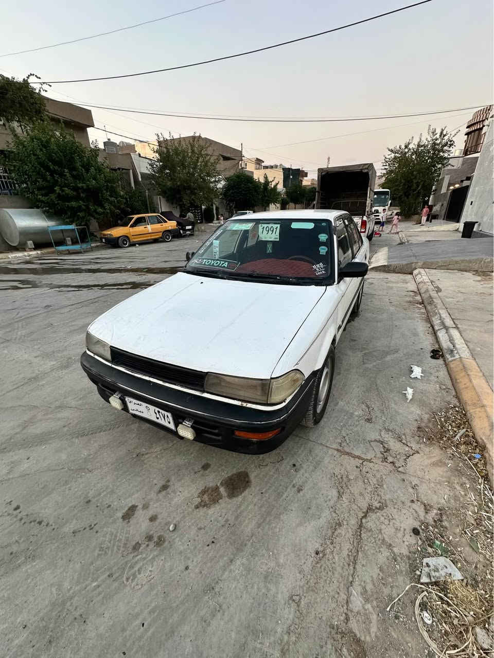 بەناوی خوای گەورە کرۆلا مۆدیل ١٩٩١ ڕەفیق حیزبی ئاڕم پلاسیک سلێمانی گێڕ ئۆتۆماتیک بێ خایس و بێ بۆیاخە سەیارەکە چوار تایەی تازەی لەسەرە تاقم پێش و گشتی مەزبوتە نرخ ٢٢ گەڵاو مەعامەلە  
*********** السليمانية, العراق
